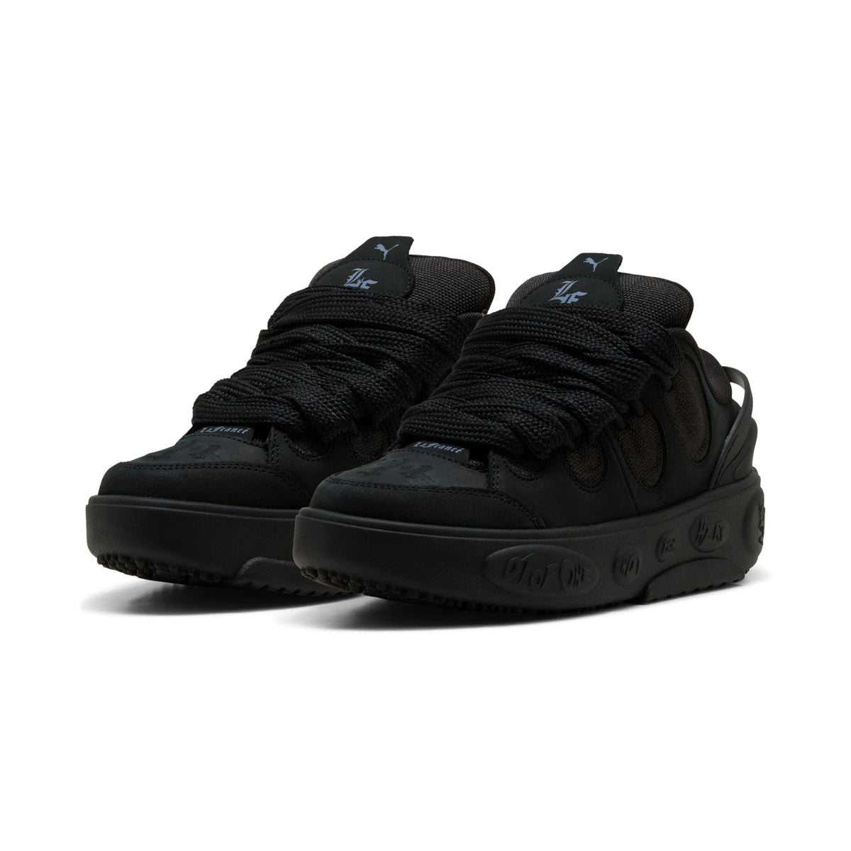 Tenis juvenil LaFrancé – PUMA Black-Gray Sky – vista 2