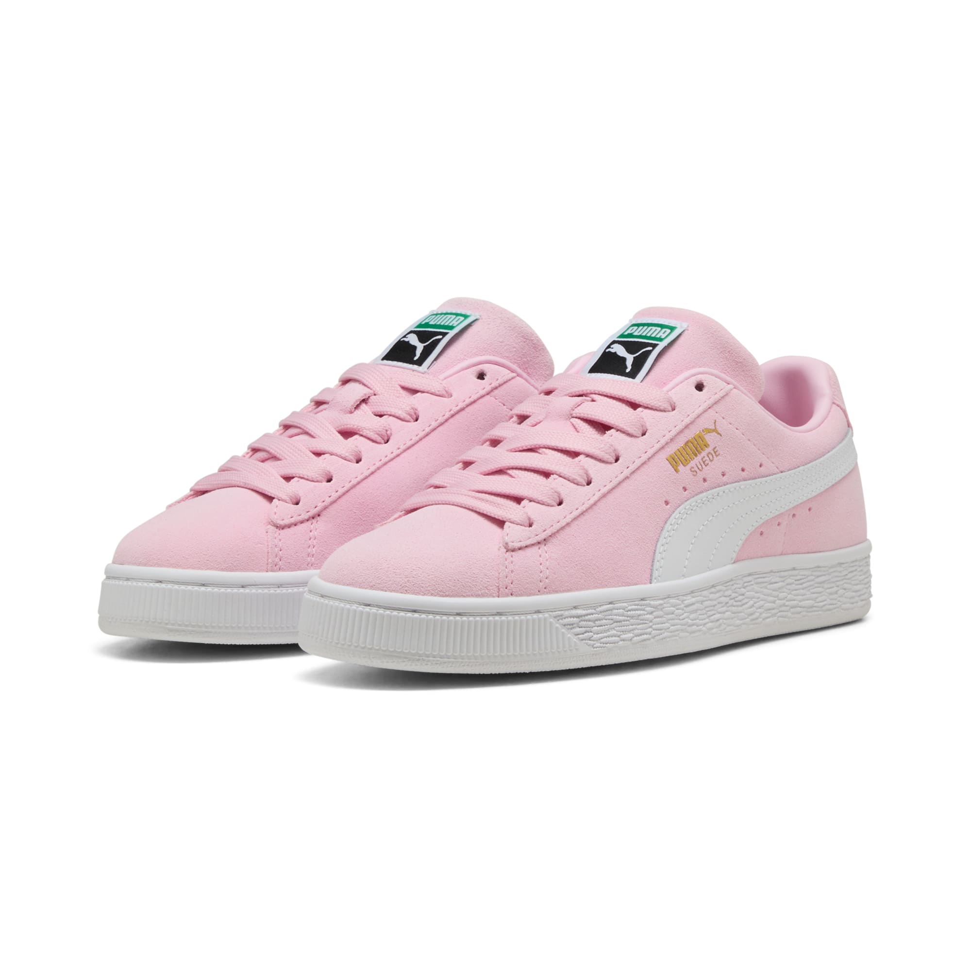 7 Colores, Tenis juvenil Suede Classic – Pink Lady-PUMA White – vista 2