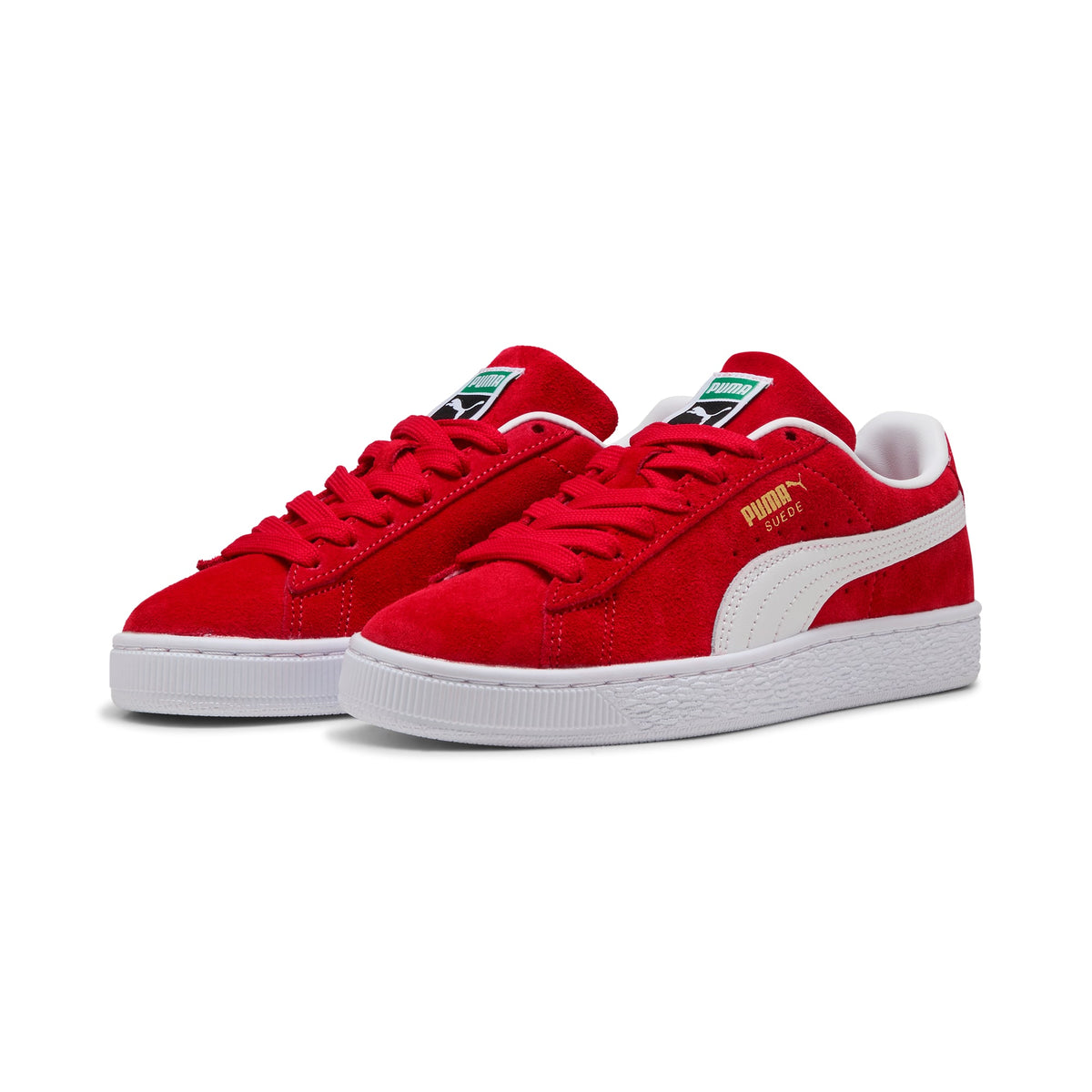7 Colores, Tenis juvenil Suede Classic – For All Time Red-PUMA White – vista 4