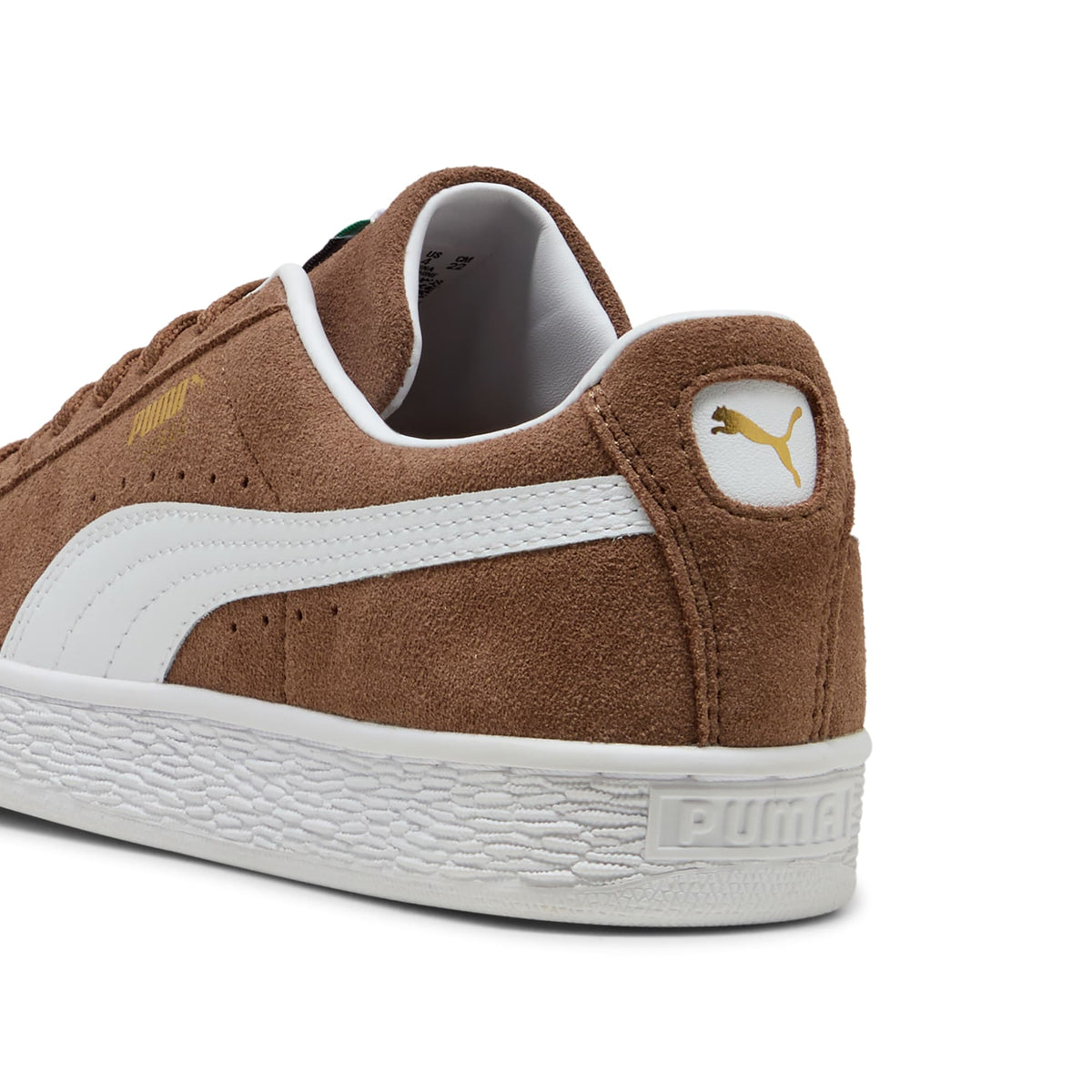 7 Colores, Tenis juvenil Suede Classic – Haute Coffee-PUMA White – vista 5