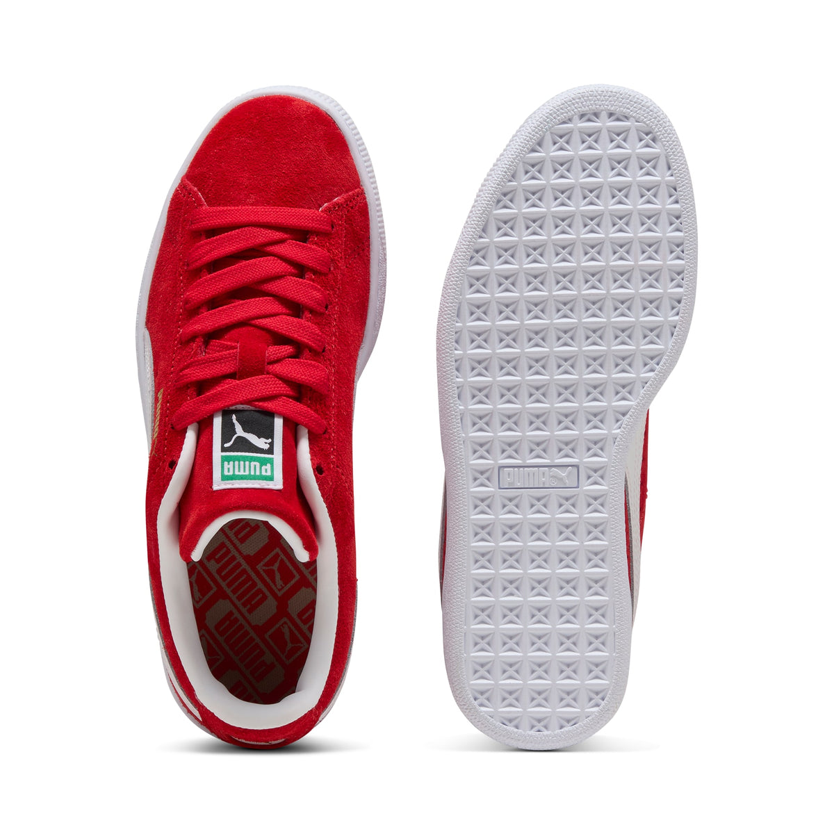 7 Colores, Tenis juvenil Suede Classic – For All Time Red-PUMA White – vista 6
