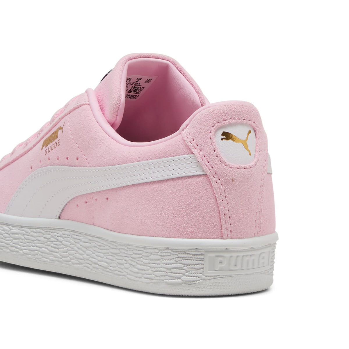 7 Colores, Tenis juvenil Suede Classic – Pink Lady-PUMA White – vista 3