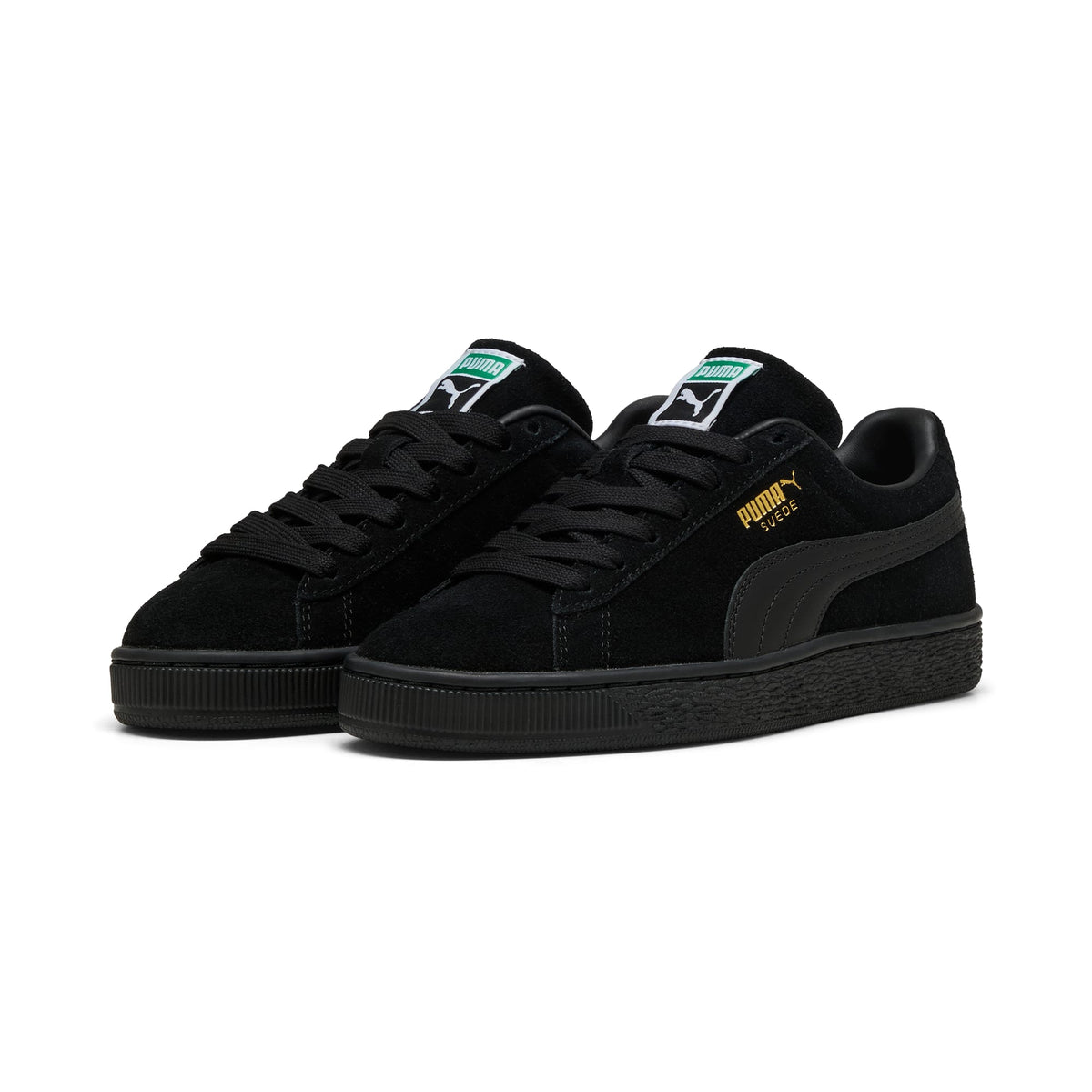7 Colores, Tenis juvenil Suede Classic – PUMA Black-PUMA Black – vista 4