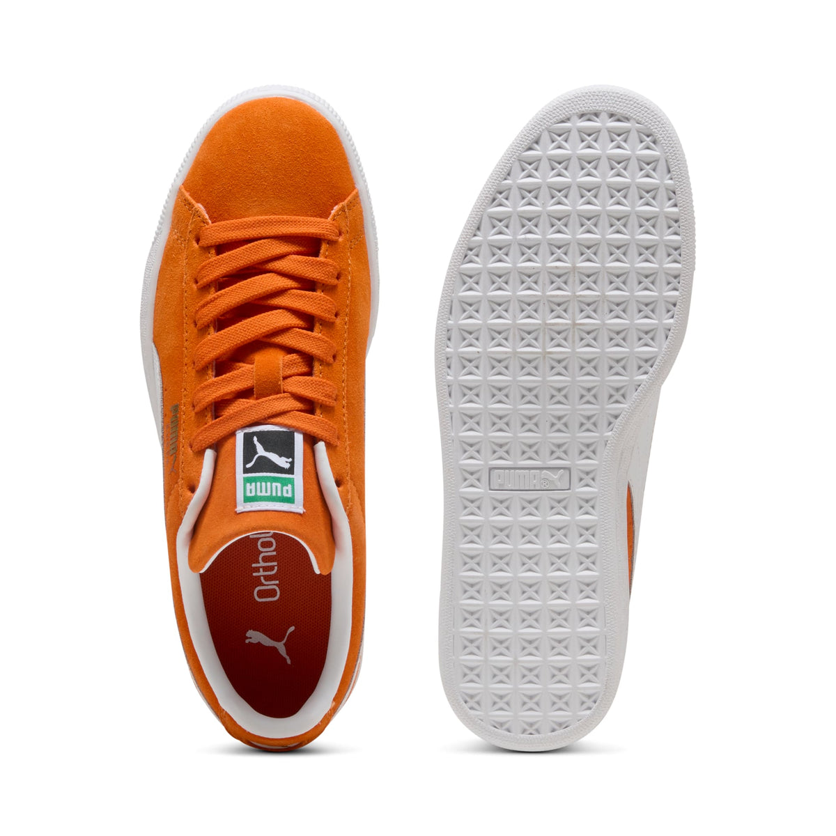 7 Colores, Tenis juvenil Suede Classic – Cayenne Pepper-PUMA White – vista 4