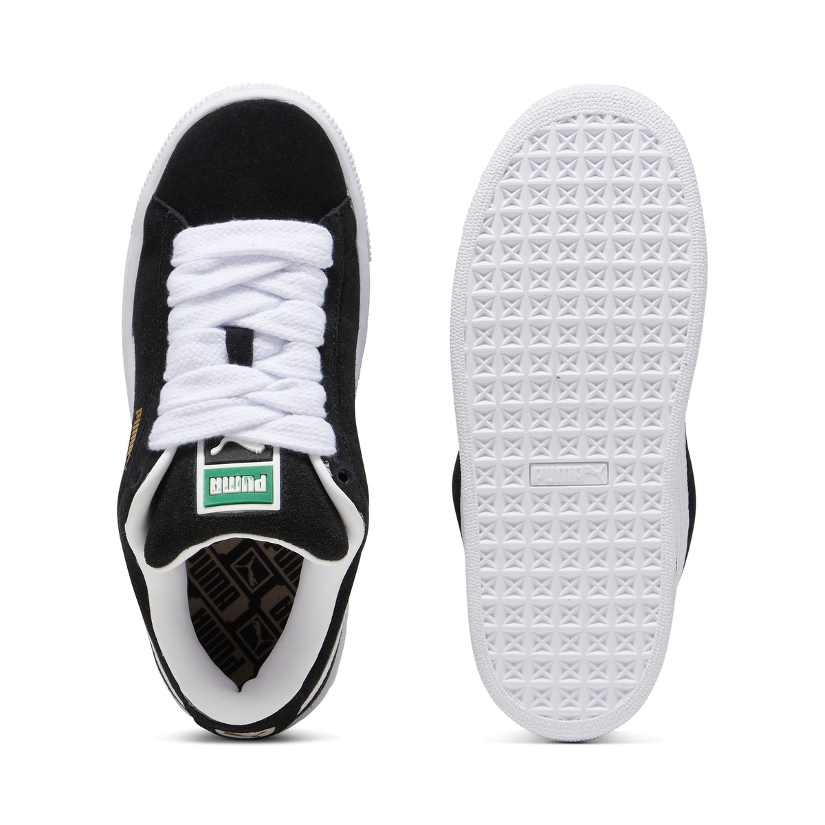 7 Colores, Tenis juvenil Suede XL – Puma Black-Puma White – vista 6