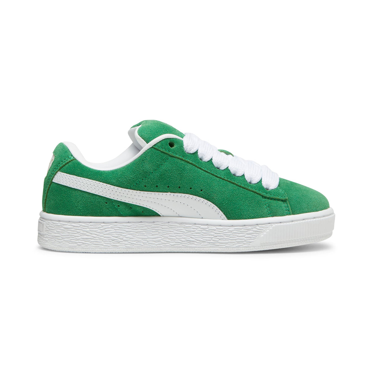 7 Colores, Tenis juvenil Suede XL – Archive Green-PUMA White – vista 7
