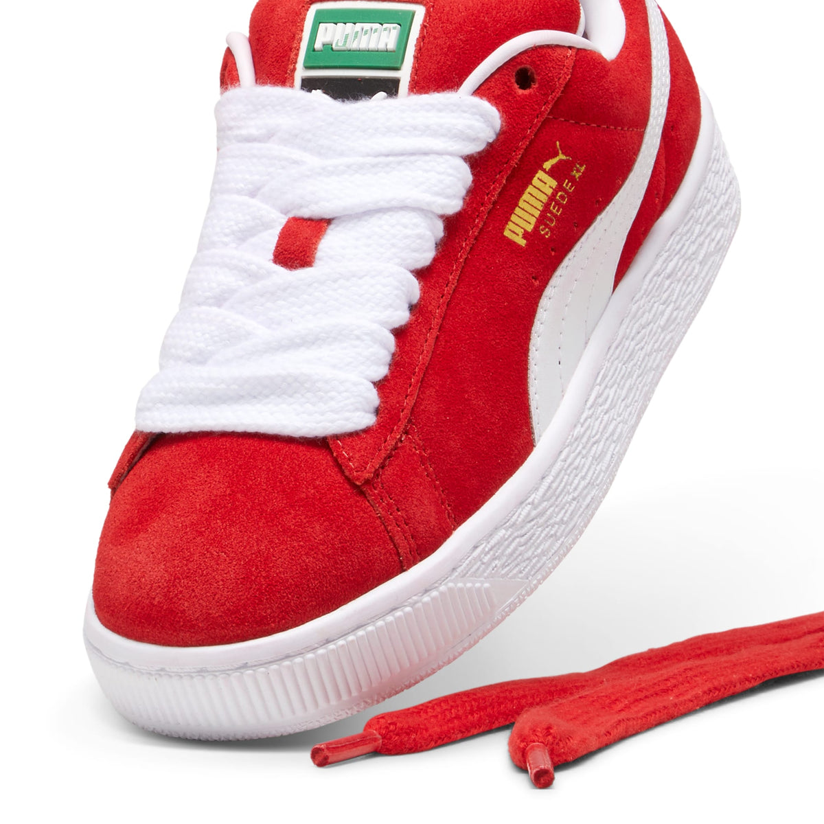 7 Colores, Tenis juvenil Suede XL – For All Time Red-PUMA White – vista 8