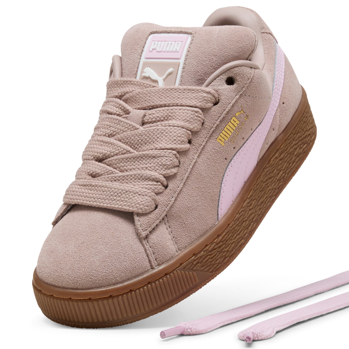 7 Colores, Tenis juvenil Suede XL – Rose Latte-Pearl Pink – vista 8