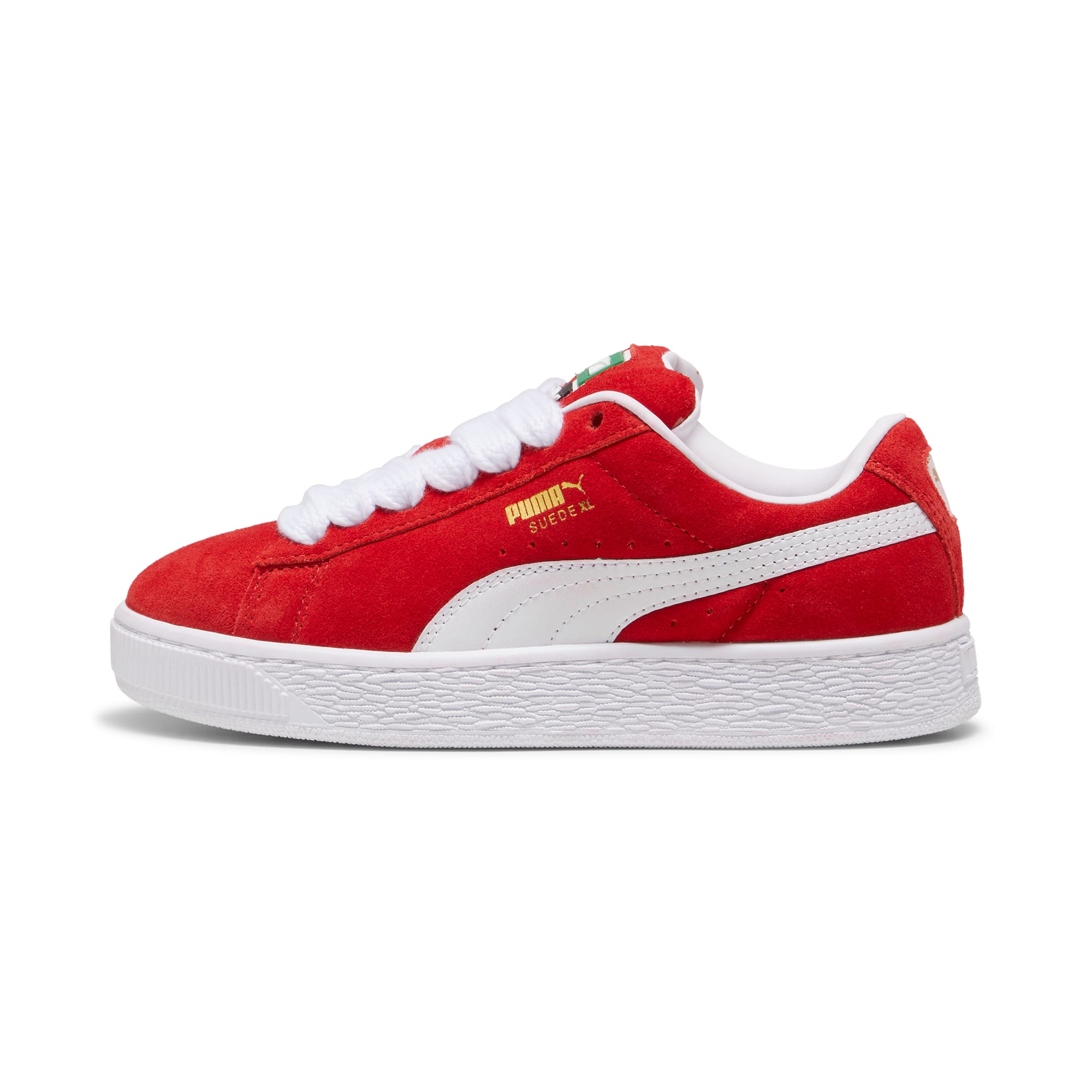 7 Colores, Tenis juvenil Suede XL – For All Time Red-PUMA White – vista 1