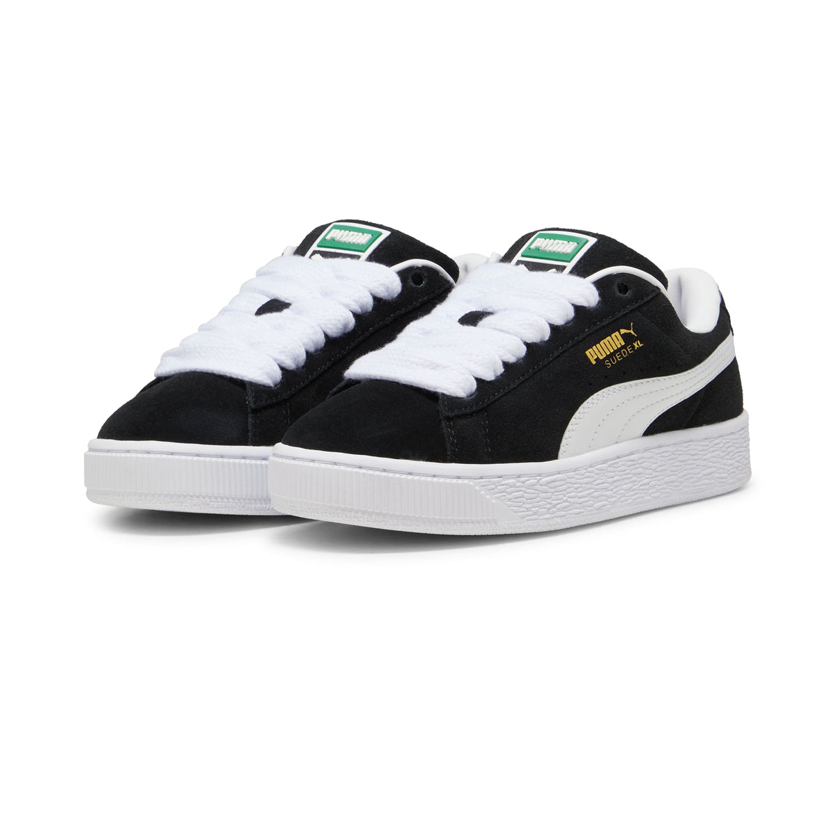 7 Colores, Tenis juvenil Suede XL – Puma Black-Puma White – vista 4