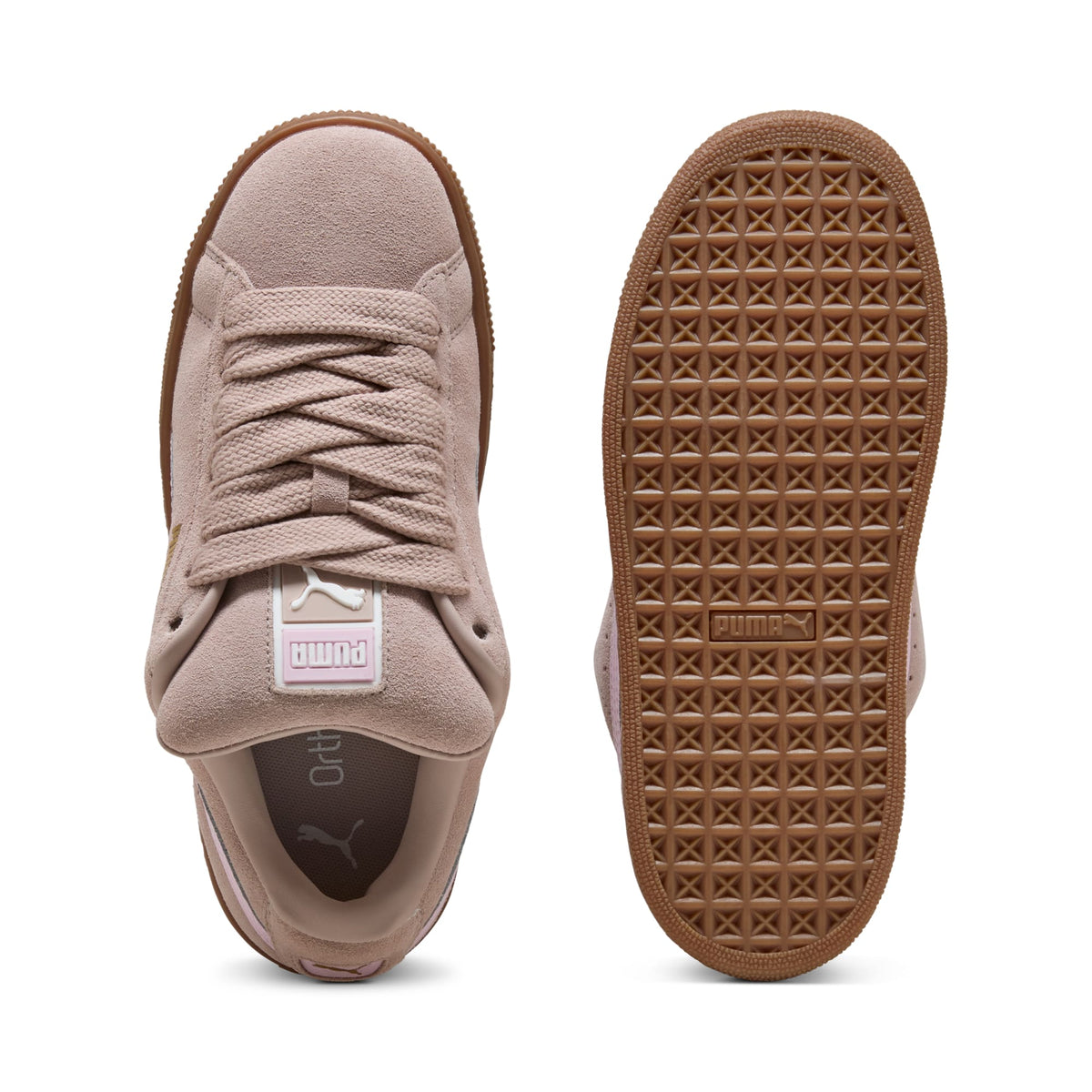 7 Colores, Tenis juvenil Suede XL – Rose Latte-Pearl Pink – vista 6