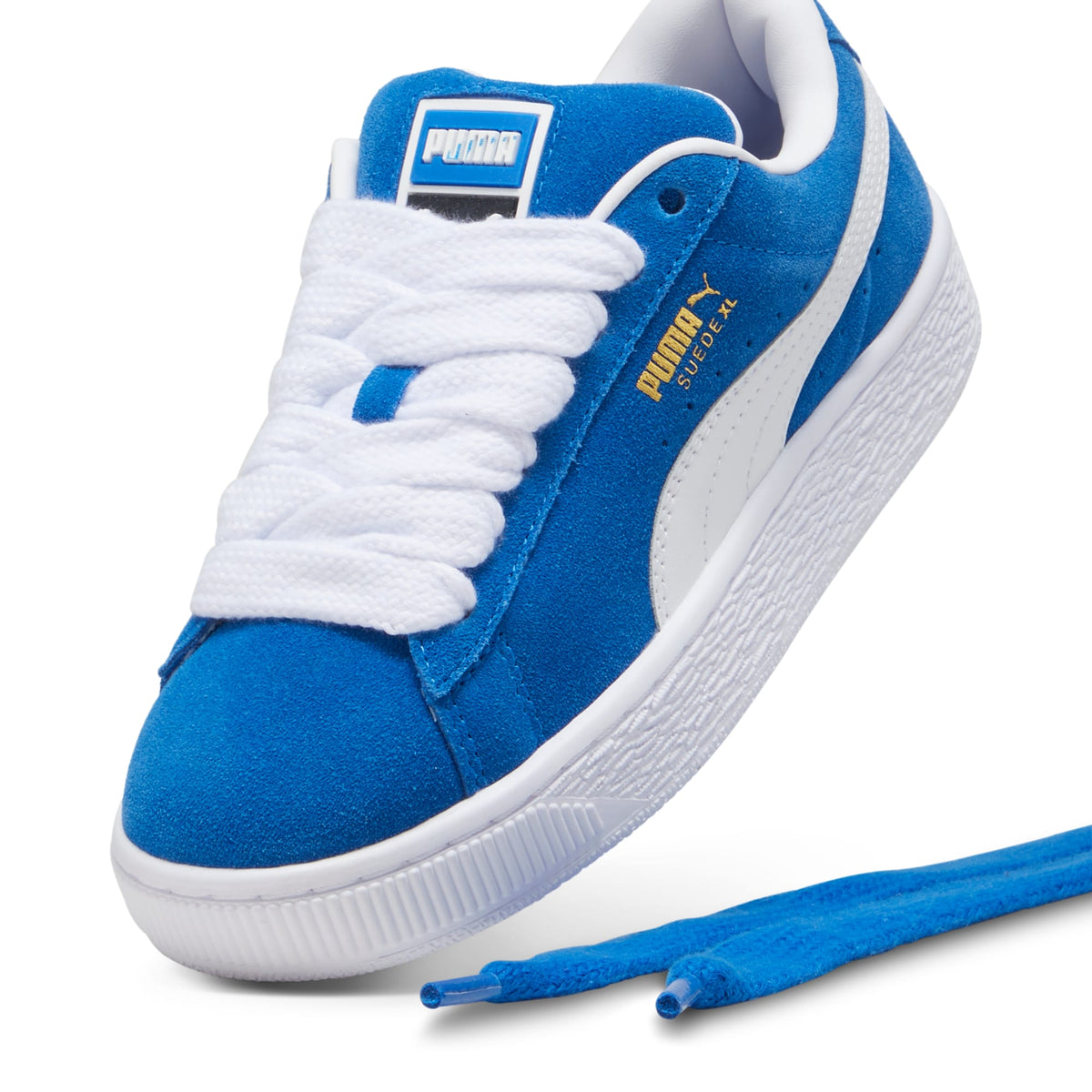 7 Colores, Tenis juvenil Suede XL – PUMA Team Royal-PUMA White – vista 8