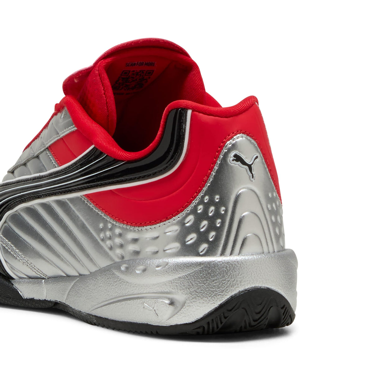2 Colores, Tenis juvenil V-S2 Goalgetter – PUMA Silver-For All Time Red – vista 5