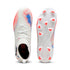 3 Colores, Tenis juveniles FUTURE 8 MATCH para superficies firmes y superficies artificiales – PUMA White-PUMA Black-Glowing Red – vista 4