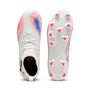3 Colores, Tenis juveniles FUTURE 8 MATCH para superficies firmes y superficies artificiales – PUMA White-PUMA Black-Glowing Red – vista 4