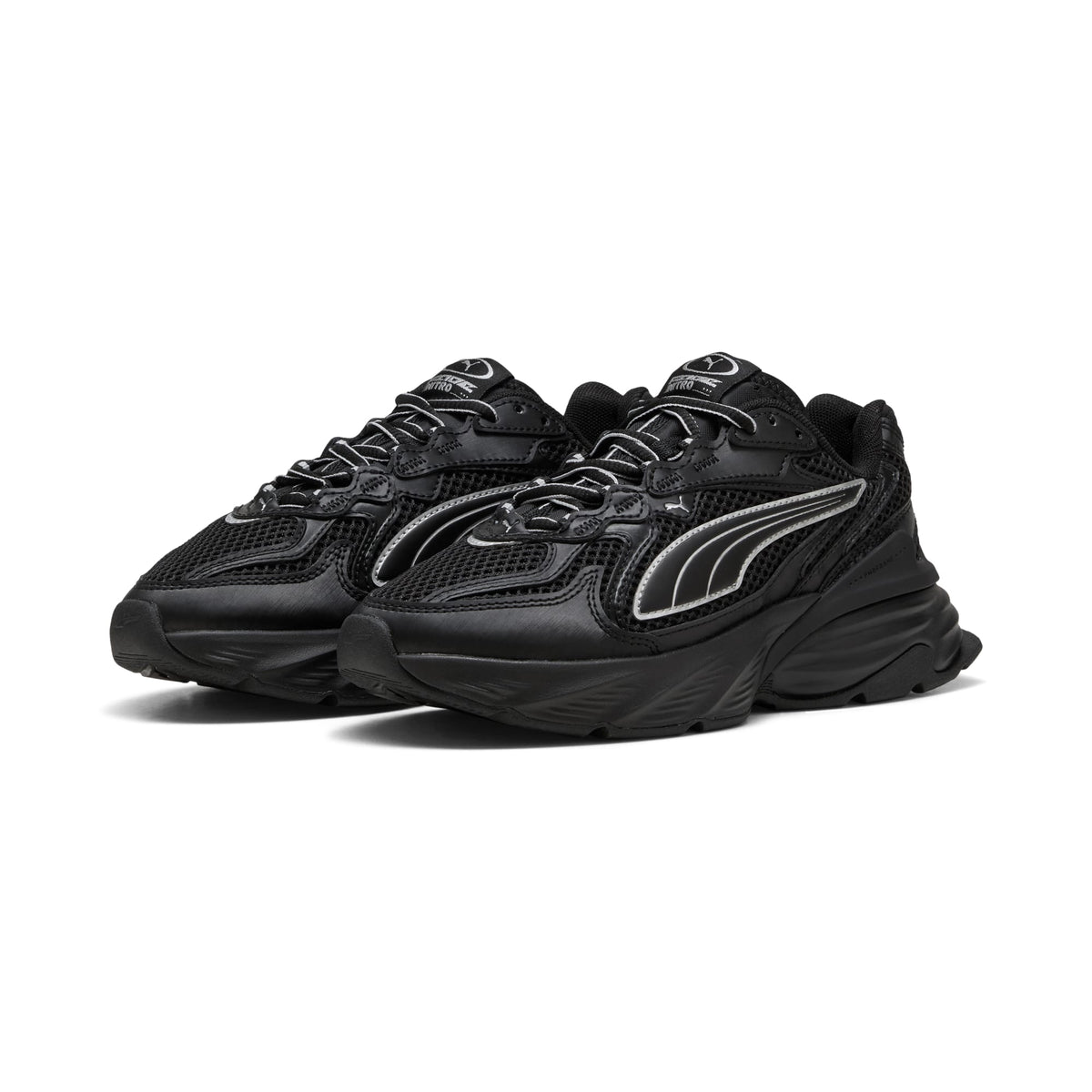 8 Colores, Tenis juveniles Fade – PUMA BLACK – vista 2