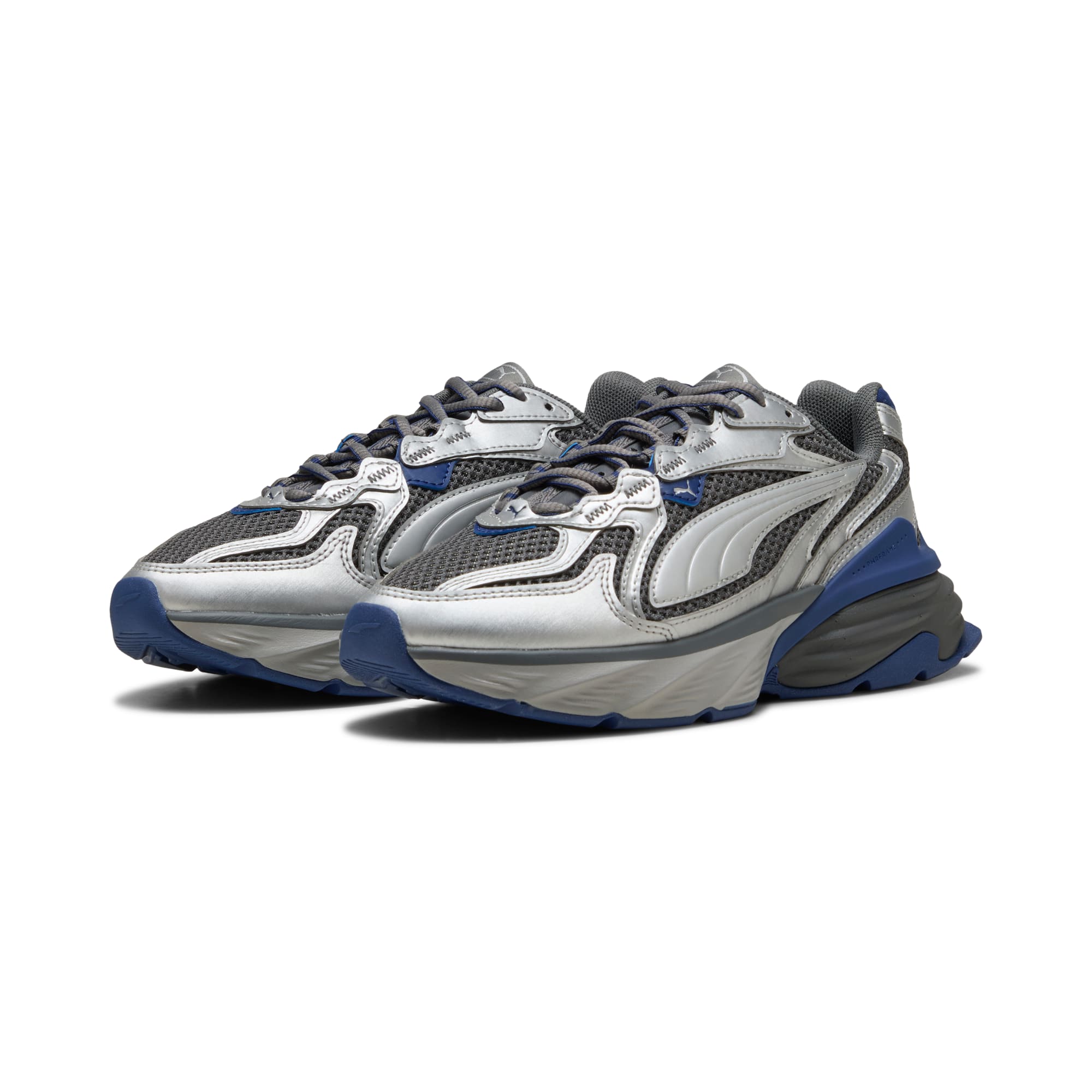 8 Colores, Tenis juveniles Fade – Blue Jewel-PUMA Silver – vista 2