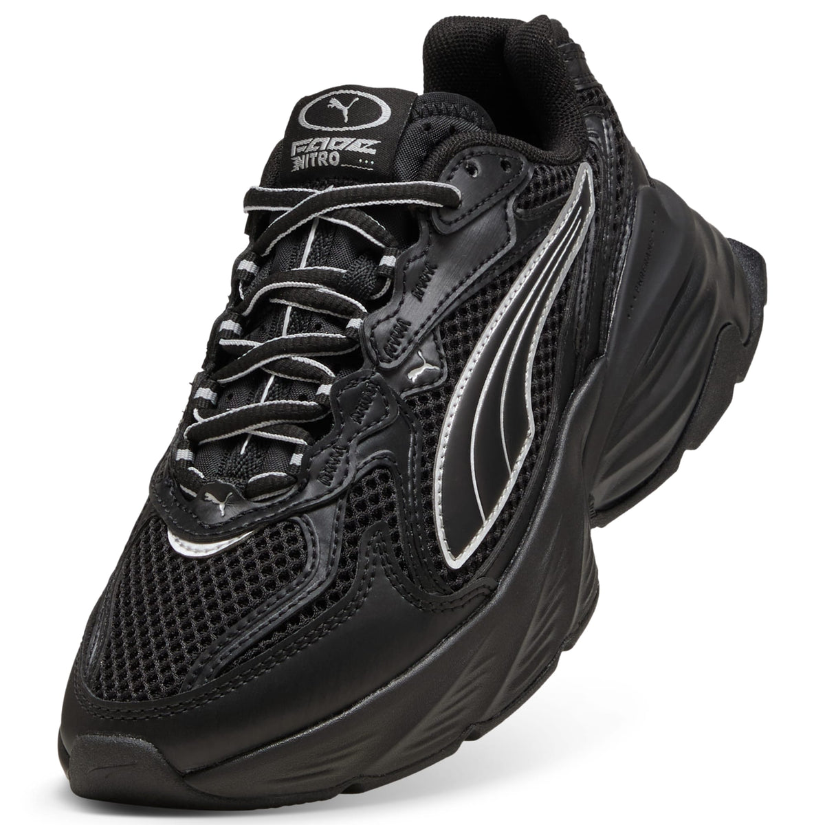 8 Colores, Tenis juveniles Fade – PUMA BLACK – vista 6