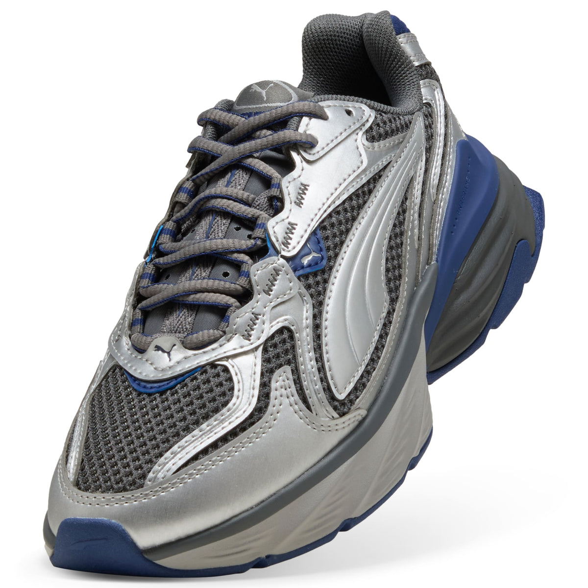 8 Colores, Tenis juveniles Fade – Blue Jewel-PUMA Silver – vista 6
