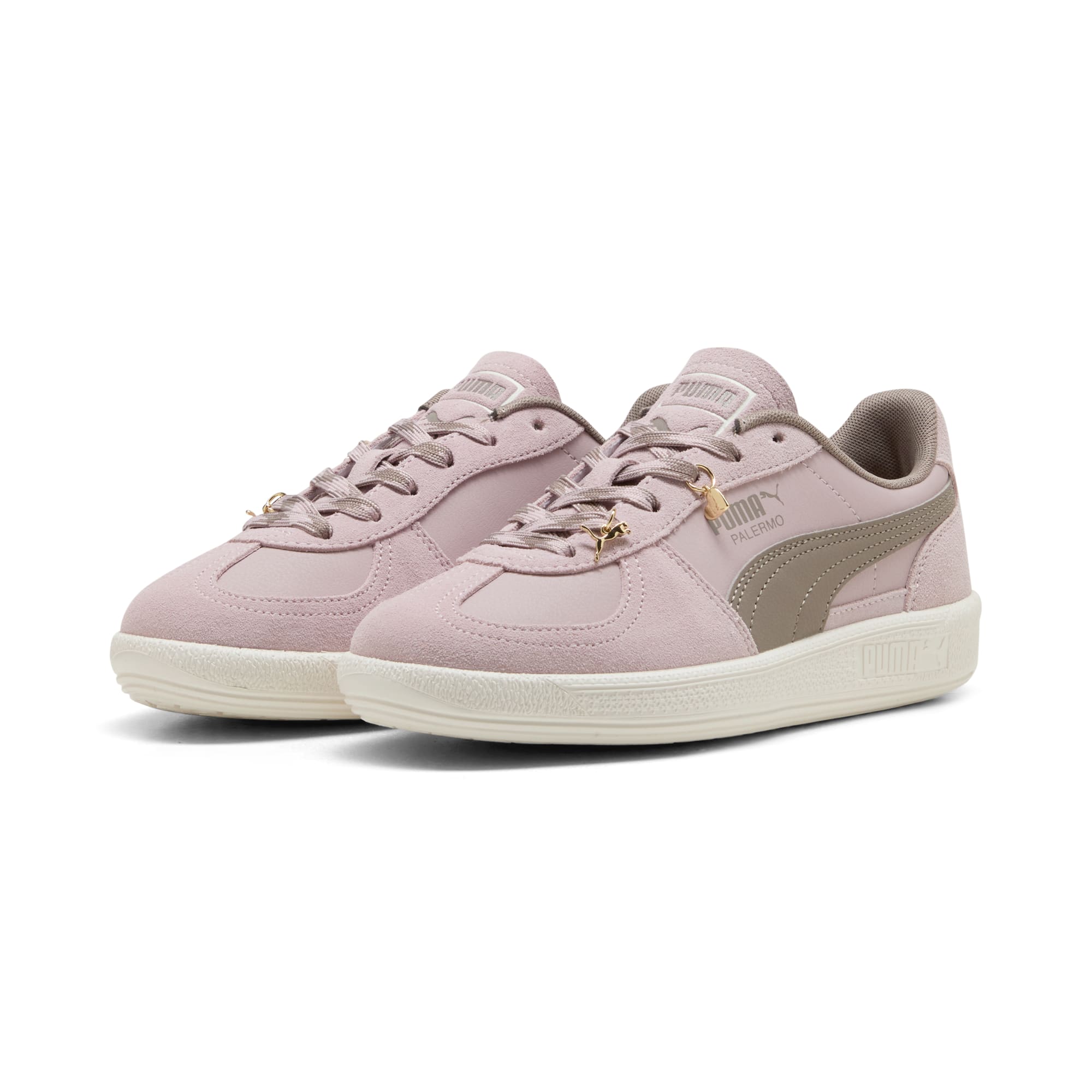 2 Colores, Tenis juveniles Palermo Charmies – Misty Pink-Mouse Gray – vista 2