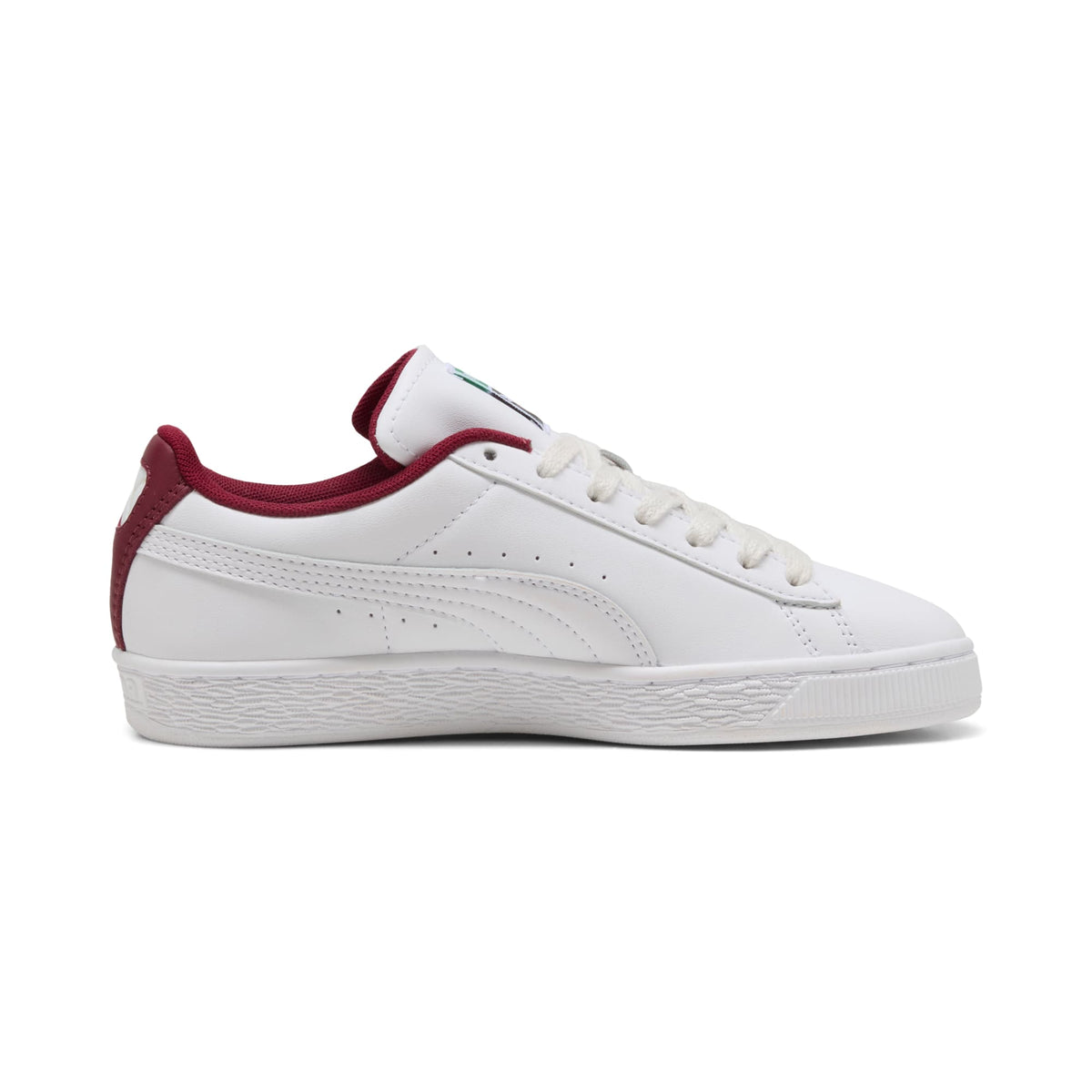 3 Colores, Tenis juveniles Suede – PUMA White-Team Regal Red – vista 5