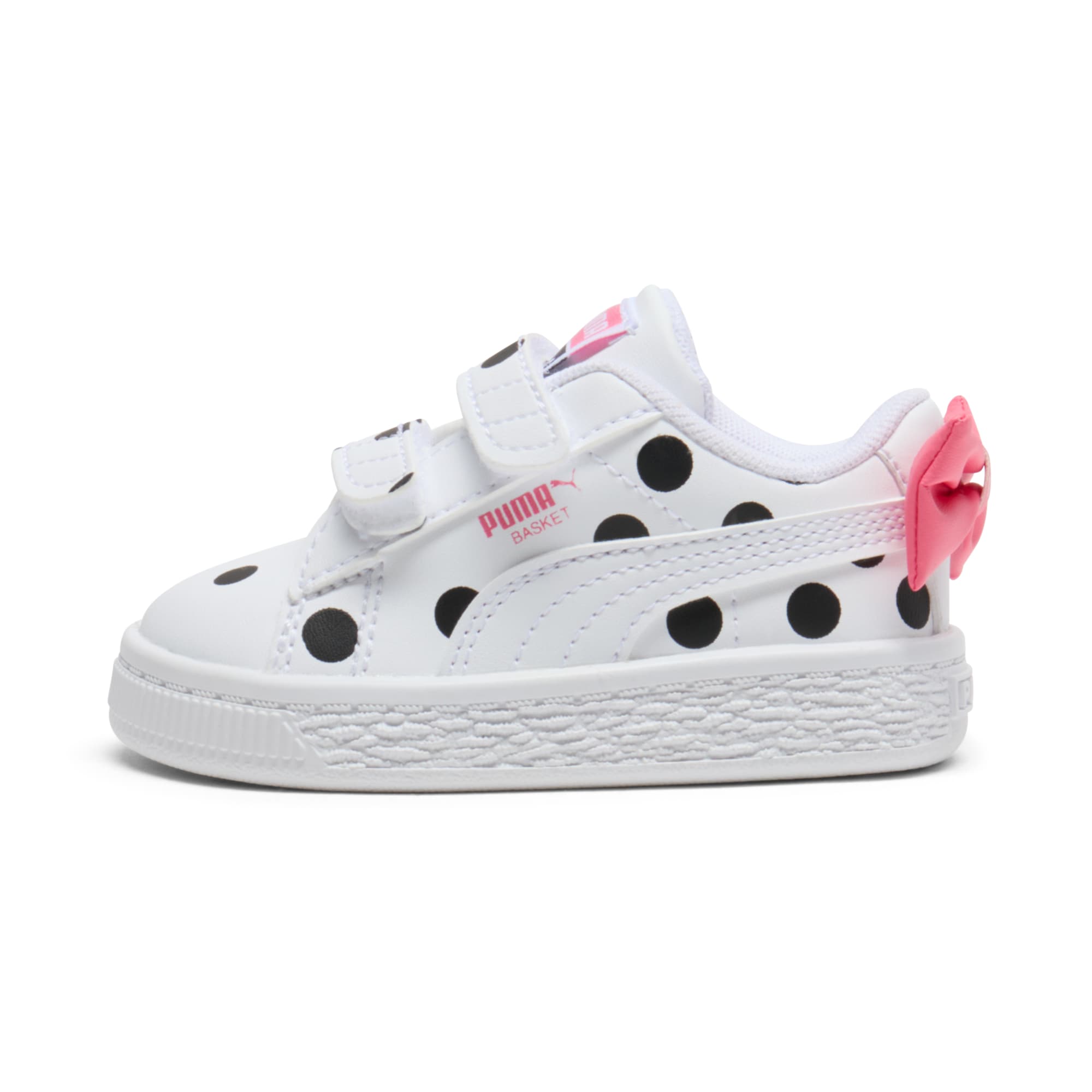 Tenis para infantes Basket Bow – PUMA White-PUMA Black-Magic Rose – vista 1