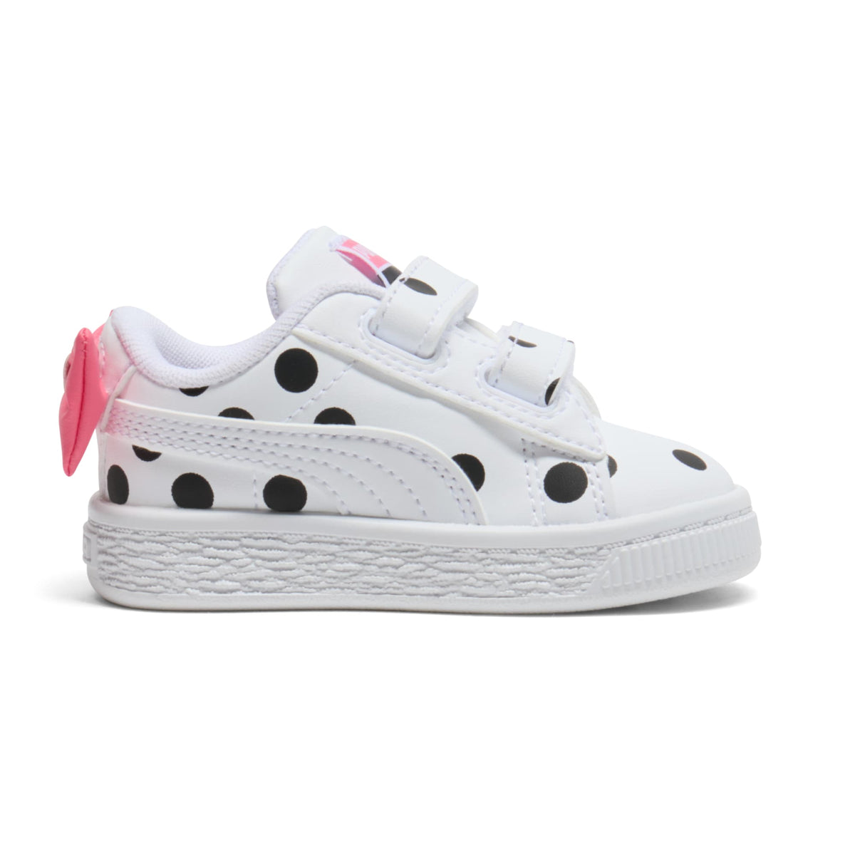 Tenis para infantes Basket Bow – PUMA White-PUMA Black-Magic Rose – vista 5