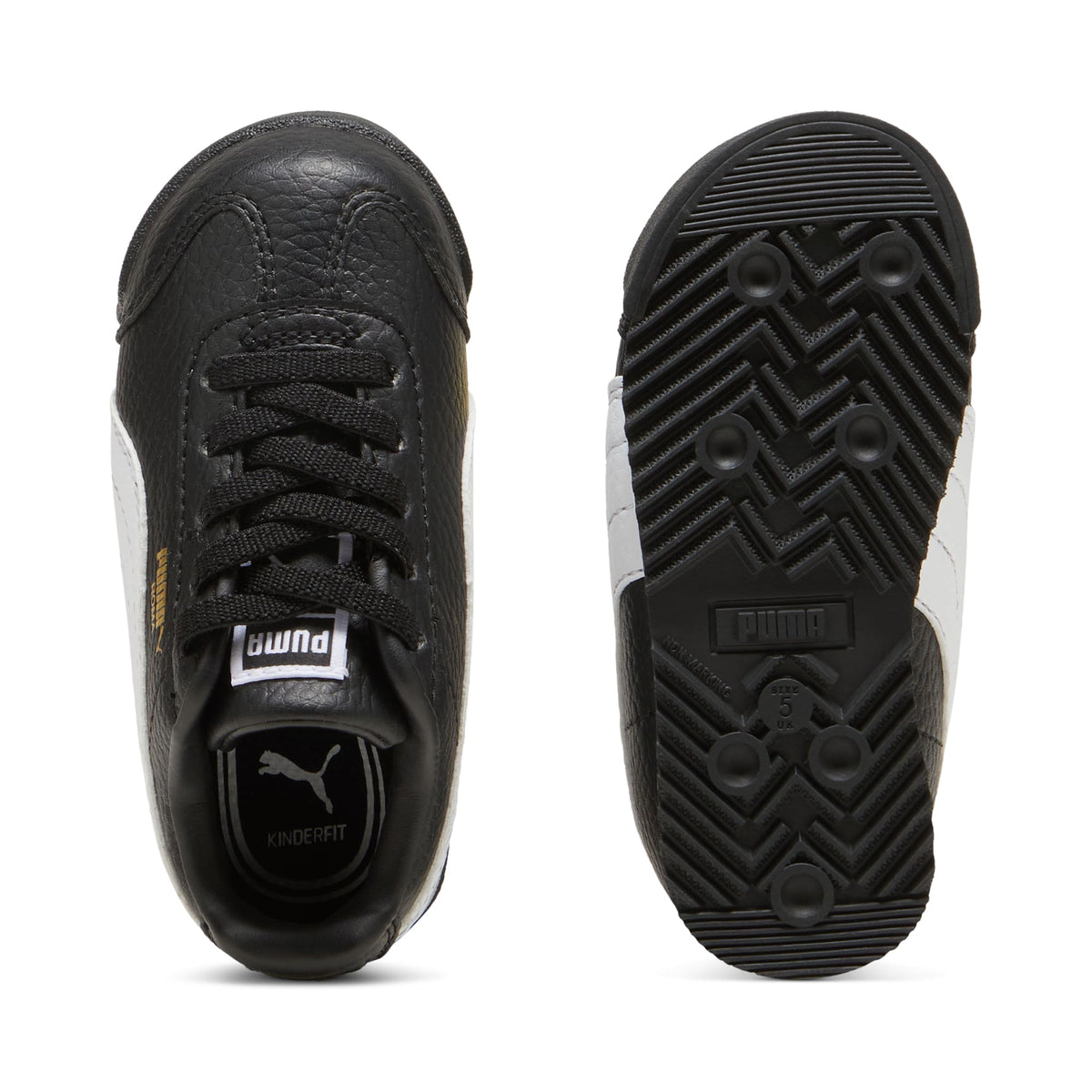 2 Colores, Tenis para infantes Roma 24 Standard – Puma Black-Puma White – vista 4