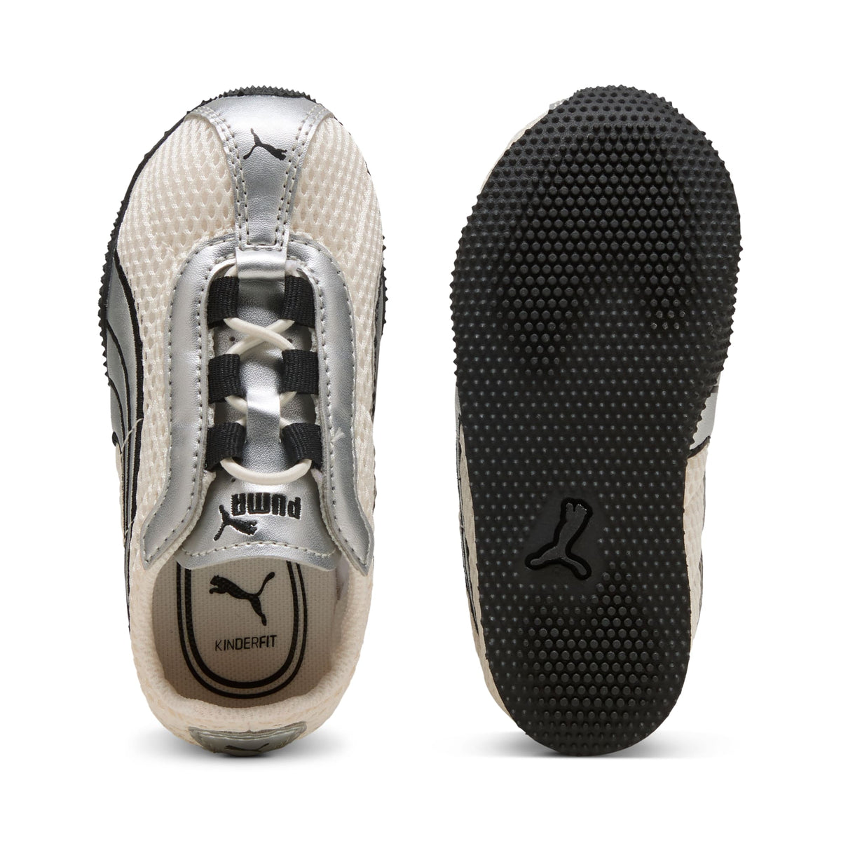 4 Colores, Tenis para niños Easy On H-Street OG – Frosted Ivory-PUMA Silver – vista 4