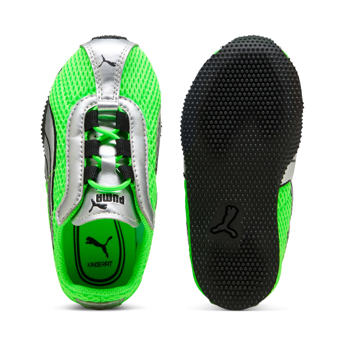 4 Colores, Tenis para niños Easy On H-Street OG – Fizzy Green-PUMA Silver – vista 4