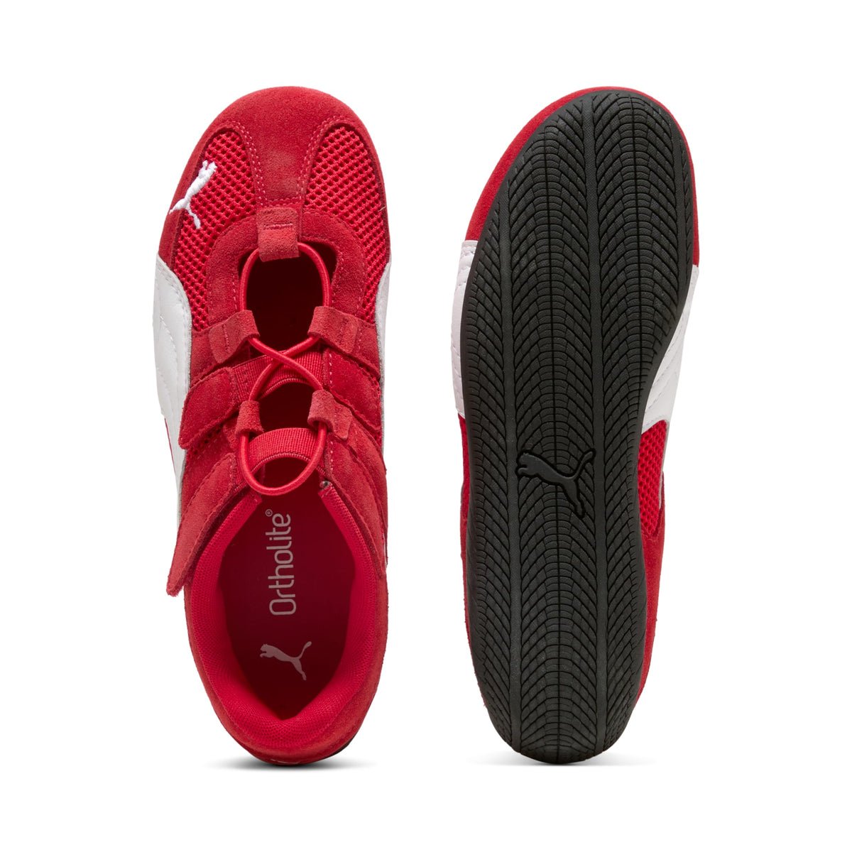 3 Colores, Tenis para niños Easy On Speedcat Go – For All Time Red-PUMA White-PUMA Black – vista 4
