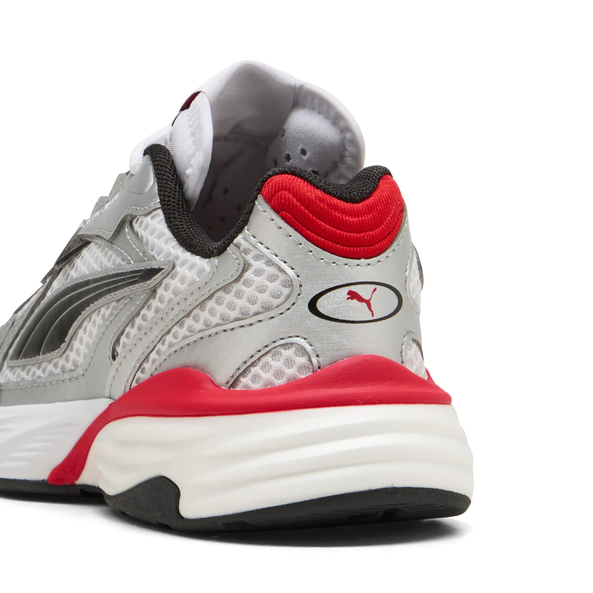 3 Colores, Tenis para niños Fade – PUMA White-For All Time Red – vista 3