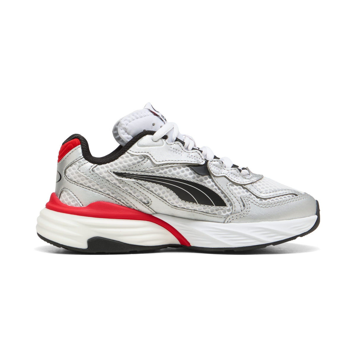 3 Colores, Tenis para niños Fade – PUMA White-For All Time Red – vista 5