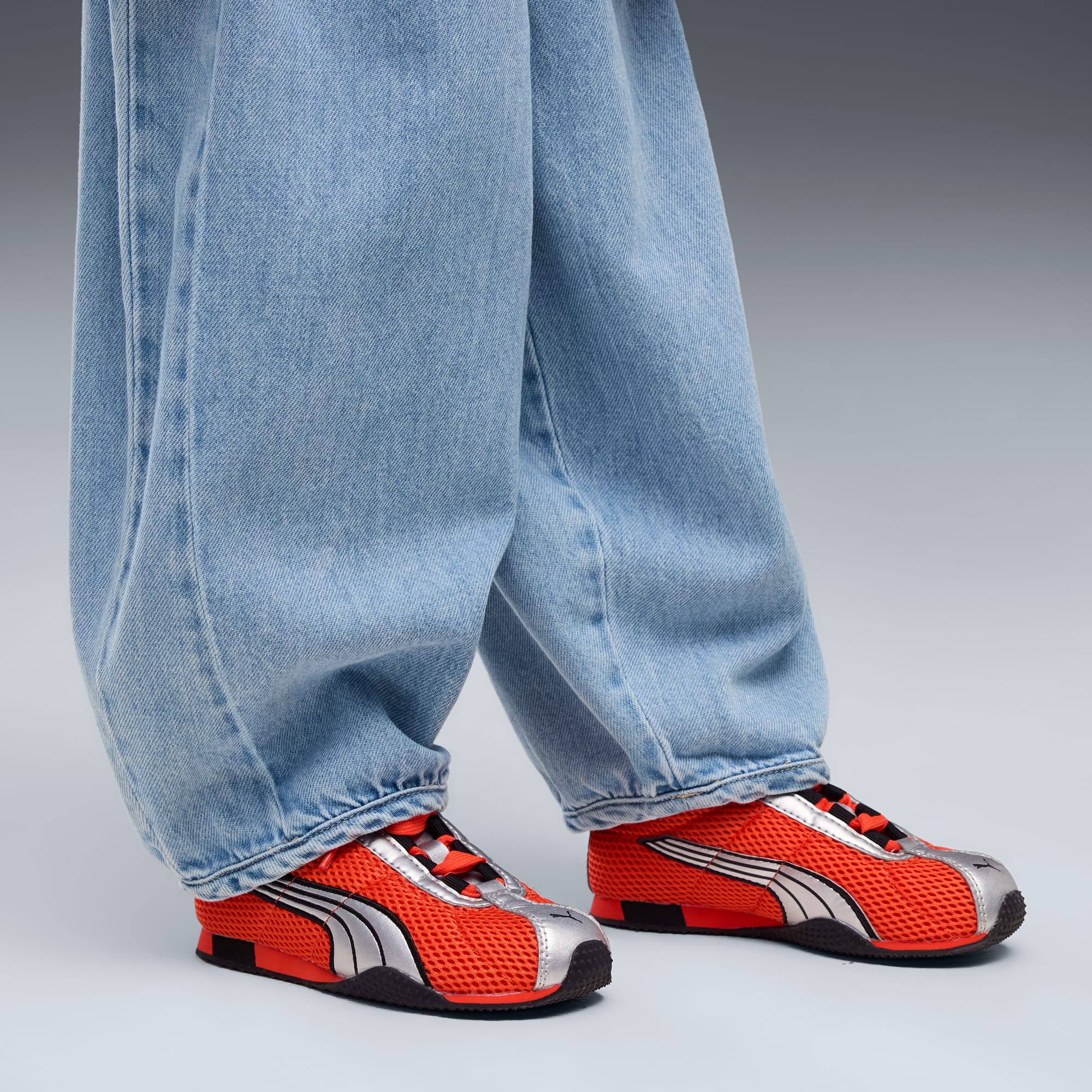 9 Colores, Tenis para niños H-Street OG – Red Flash-PUMA Black – vista 2
