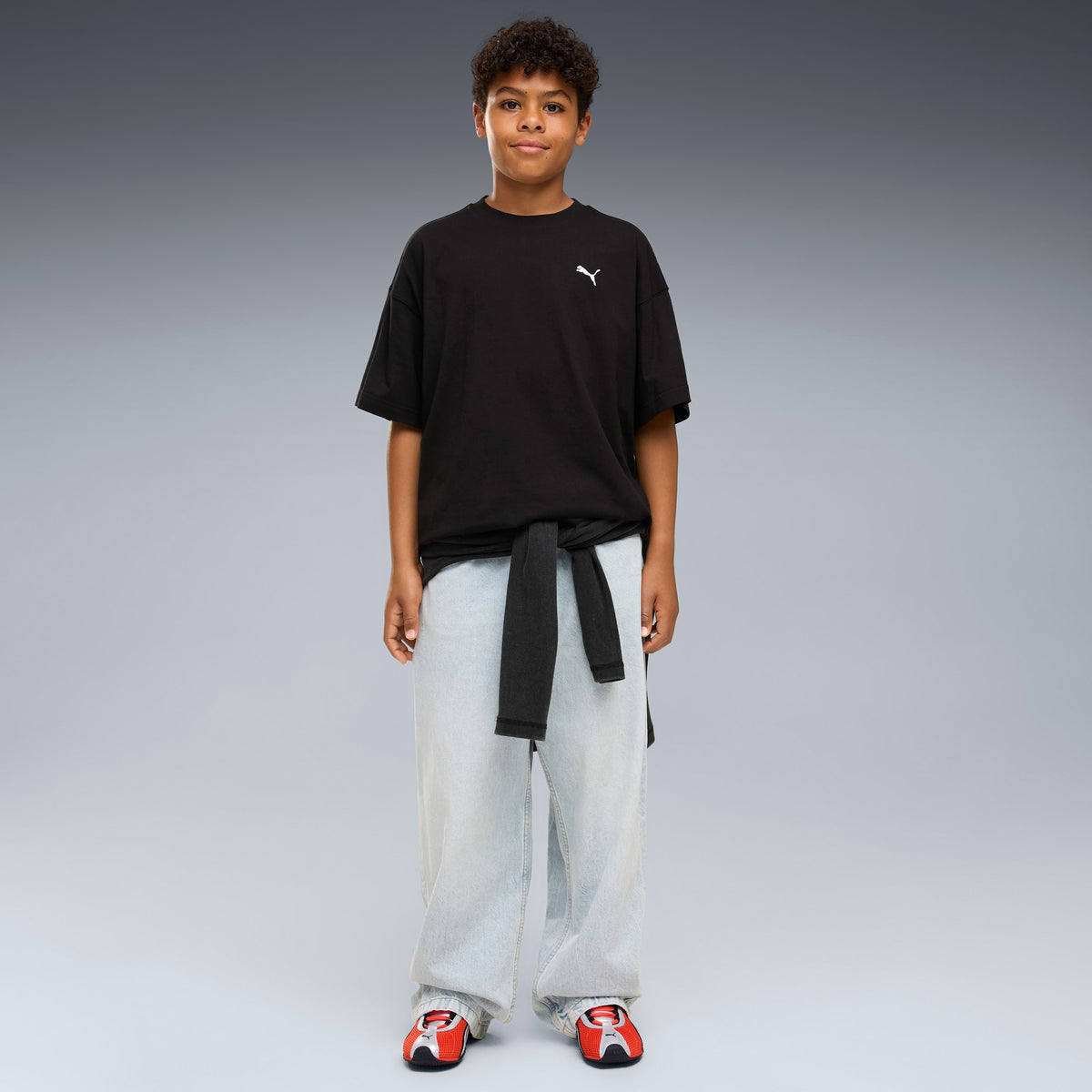 8 Colores, Tenis para niños H-Street OG – Red Flash-PUMA Black – vista 3