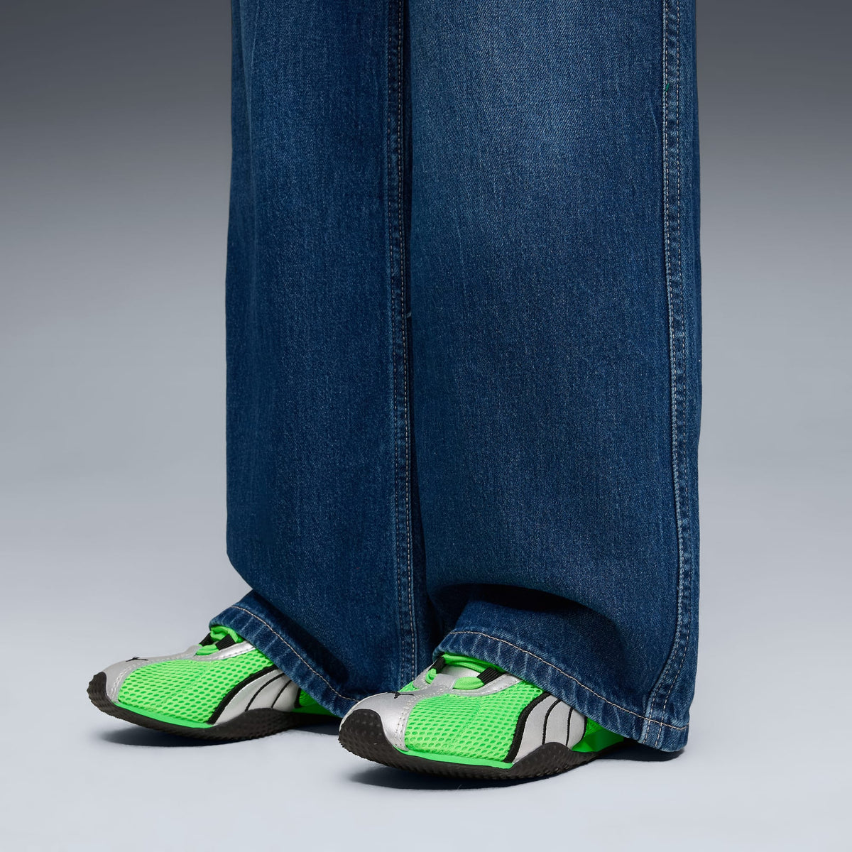 8 Colores, Tenis para niños H-Street OG – Fizzy Green-PUMA Silver – vista 2
