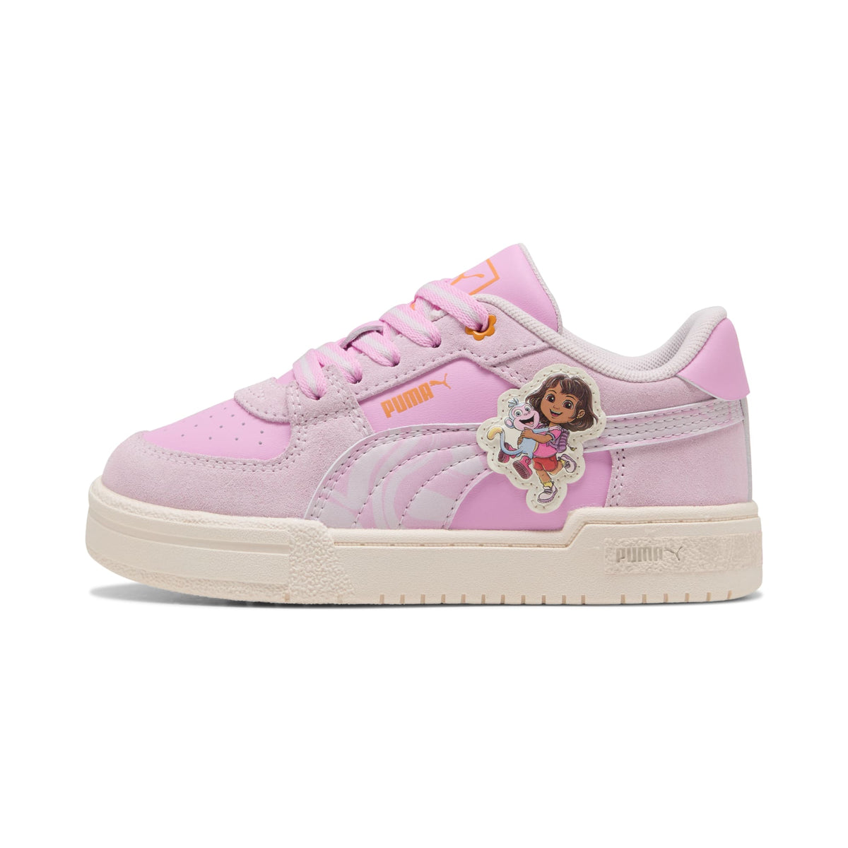 Tenis para niños PUMA x DORA THE EXPLORER CA Pro – Powder Pink-Chambray Blue – vista 1