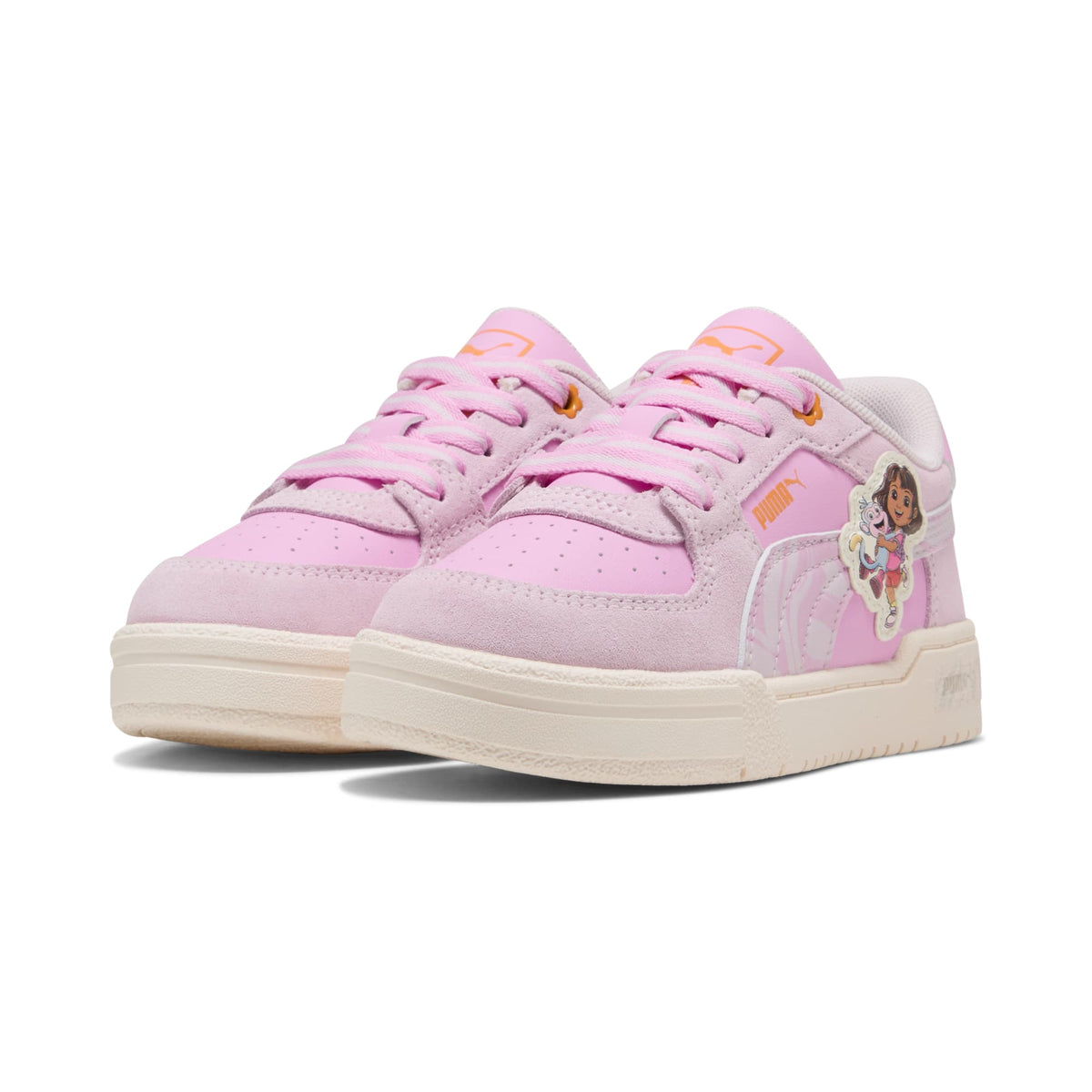 Tenis para niños PUMA x DORA THE EXPLORER CA Pro – Powder Pink-Chambray Blue – vista 4