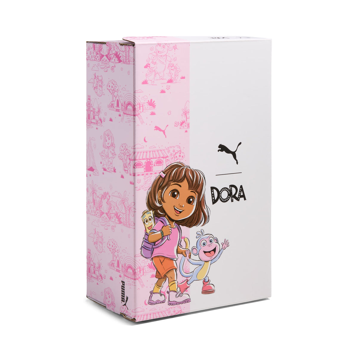 Tenis para niños PUMA x DORA THE EXPLORER CA Pro – Powder Pink-Chambray Blue – vista 9
