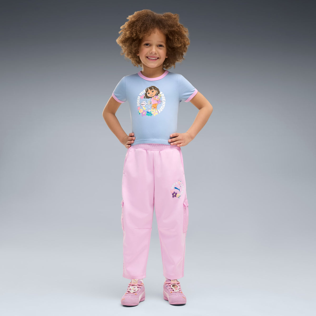 Tenis para niños PUMA x DORA THE EXPLORER Speedcat – Mauve Glow-Powder Pink – vista 3