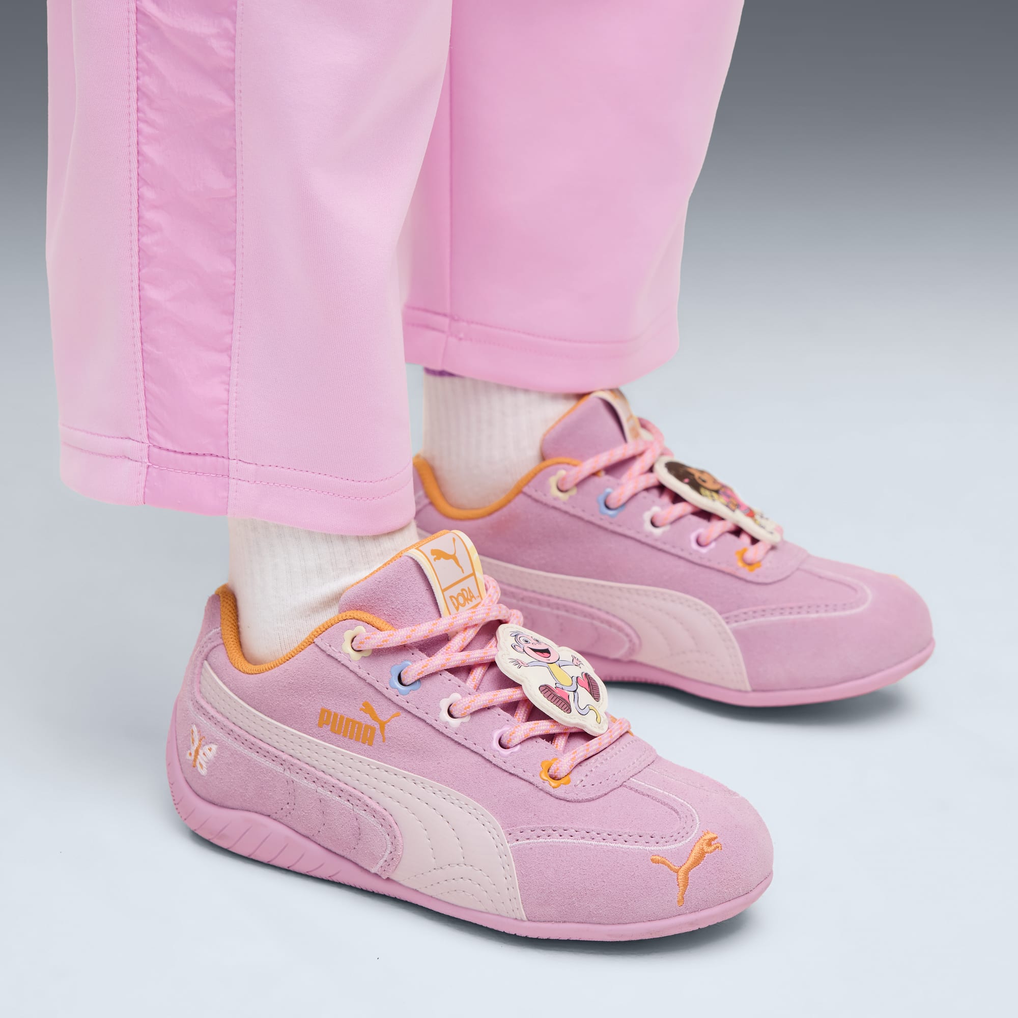 Tenis para niños PUMA x DORA THE EXPLORER Speedcat – Mauve Glow-Powder Pink – vista 2