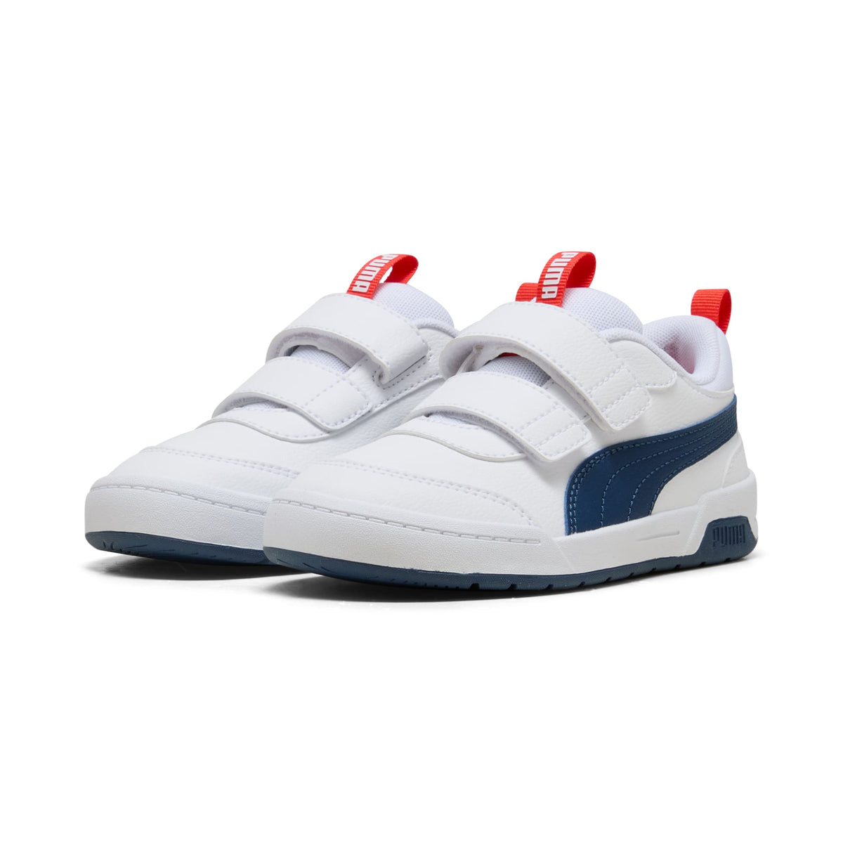 3 Colores, Tenis para niños Puma Multiflex 2 SL – PUMA White-Persian Blue – vista 2