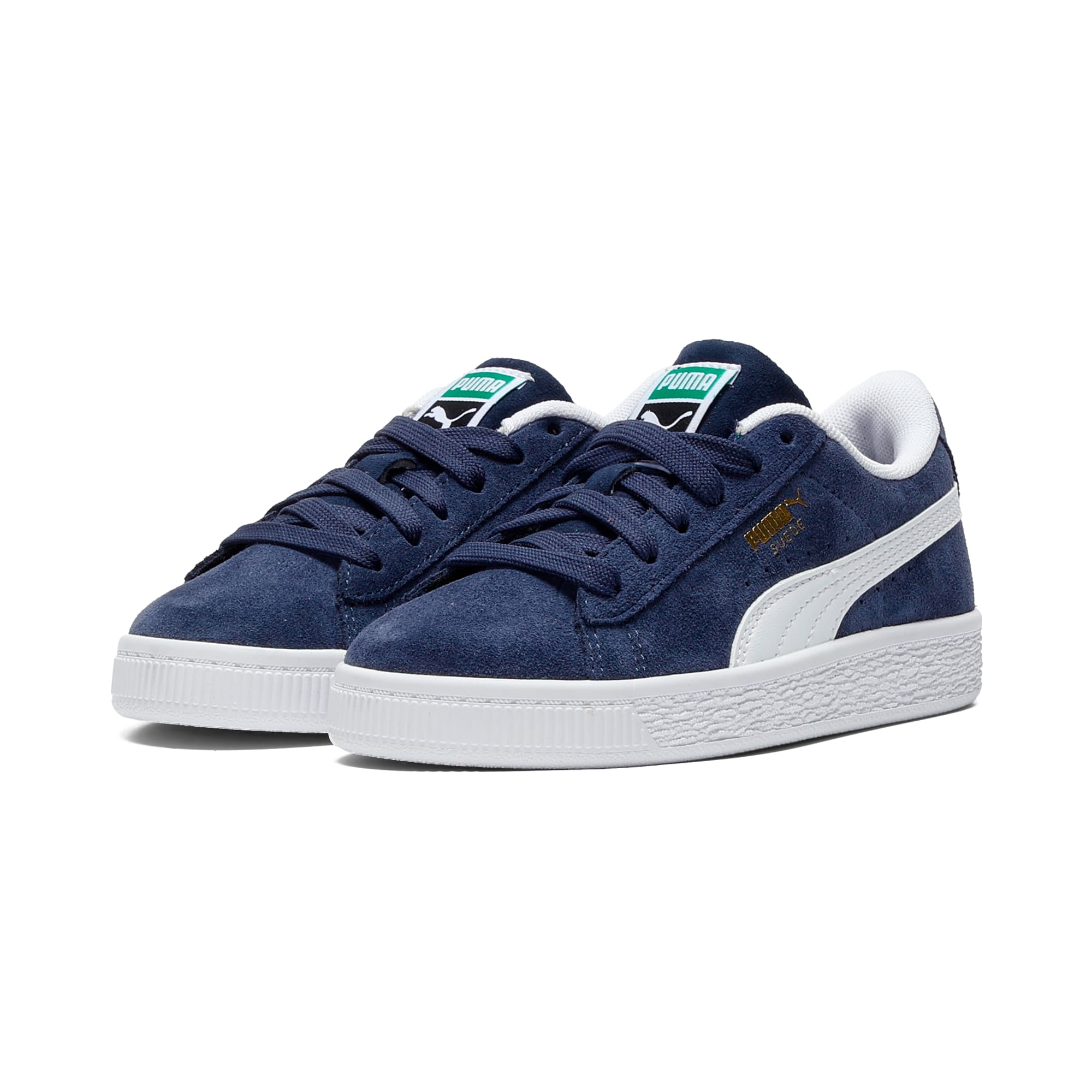 7 Colores, Tenis para niños Suede Classic – PUMA Navy-PUMA White – vista 2