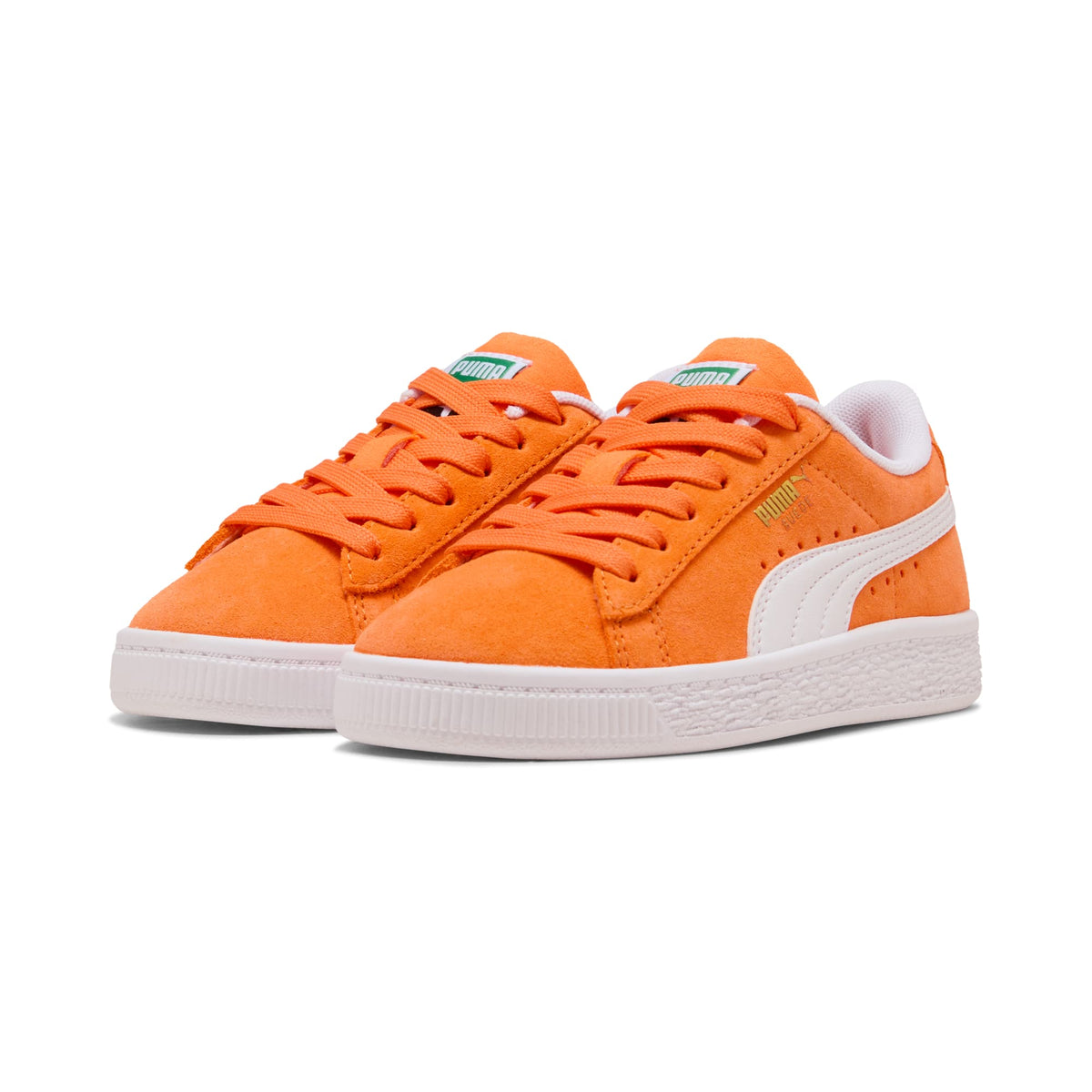 7 Colores, Tenis para niños Suede Classic – Cayenne Pepper-PUMA White – vista 4