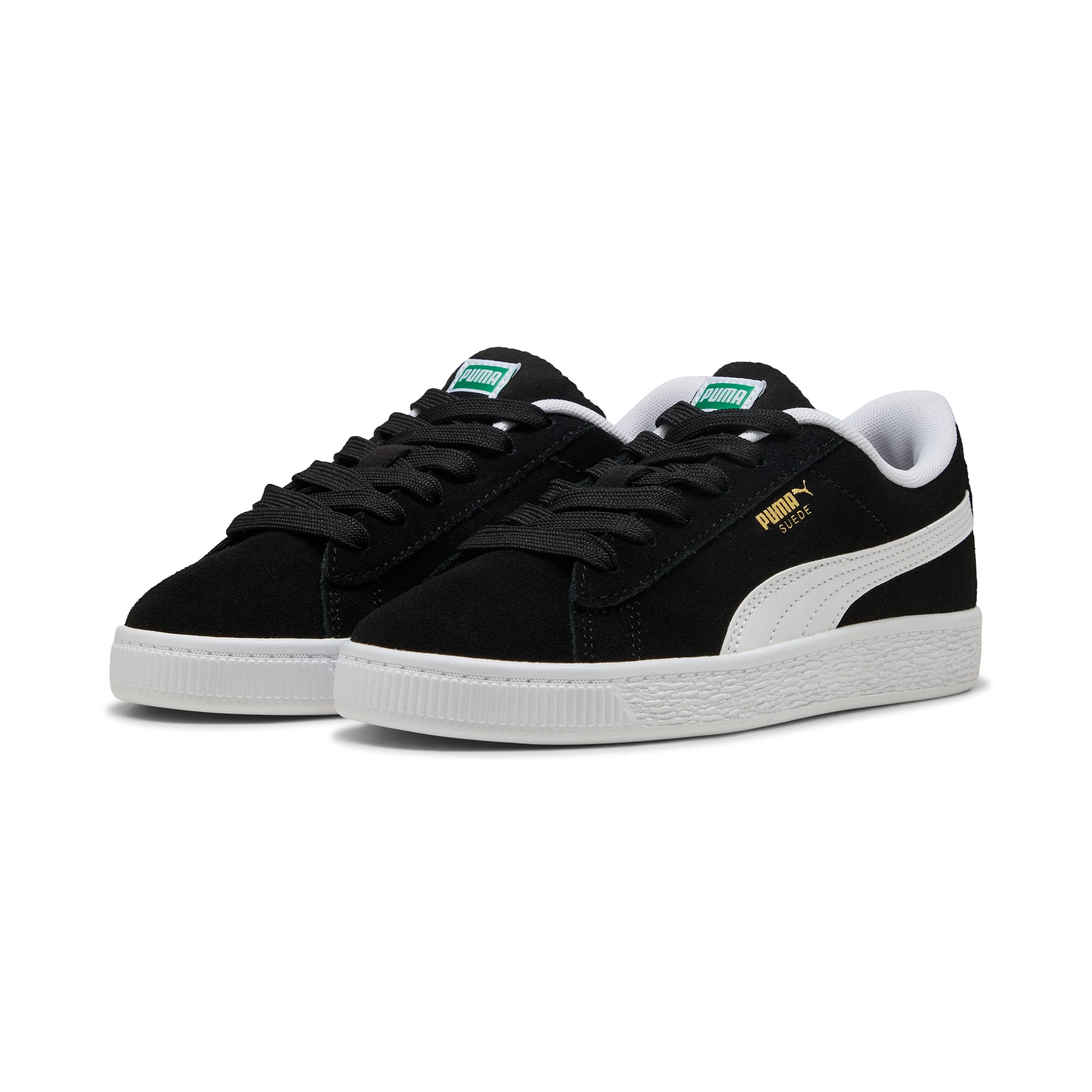 7 Colores, Tenis para niños Suede Classic – Puma Black-Puma White – vista 2