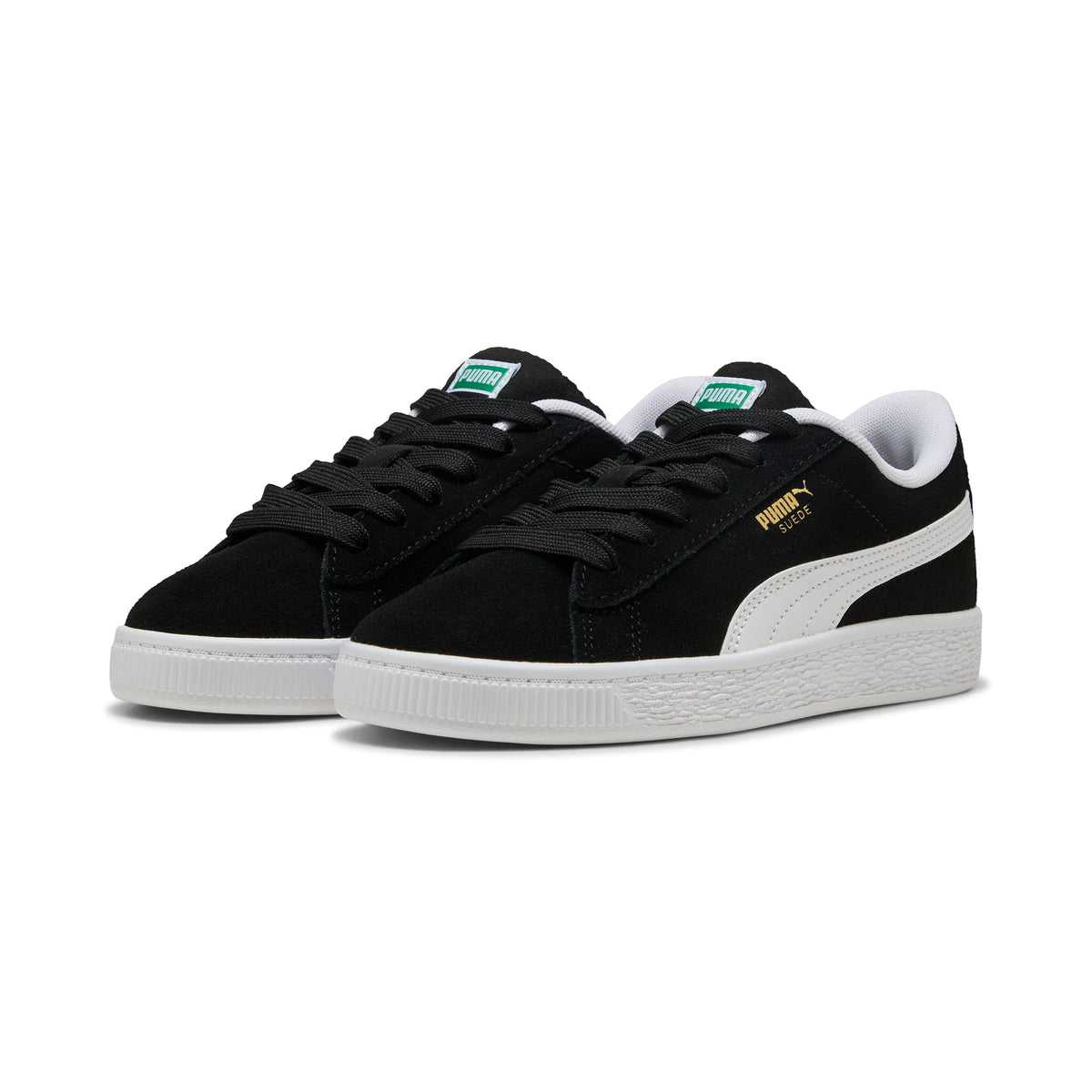 7 Colores, Tenis para niños Suede Classic – Puma Black-Puma White – vista 2