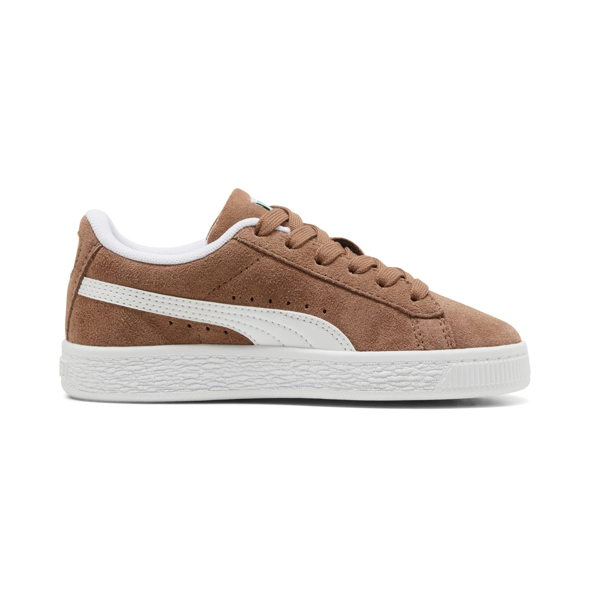 7 Colores, Tenis para niños Suede Classic – Haute Coffee-PUMA White – vista 7