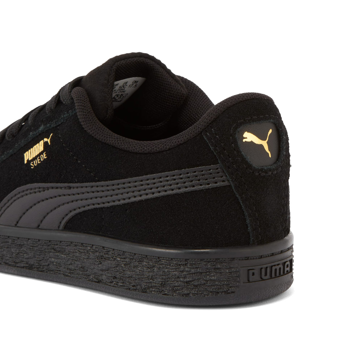 7 Colores, Tenis para niños Suede Classic – PUMA Black-PUMA Black – vista 3