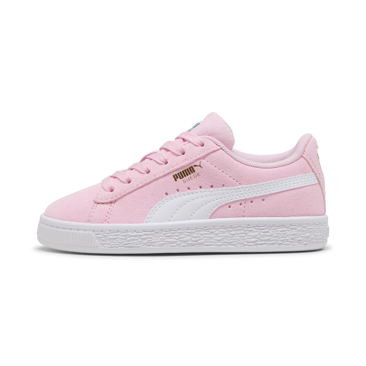 7 Colores, Tenis para niños Suede Classic – Pink Lady-PUMA White – vista 1