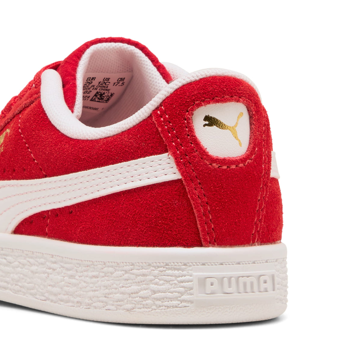 7 Colores, Tenis para niños Suede Classic – For All Time Red-PUMA White – vista 3